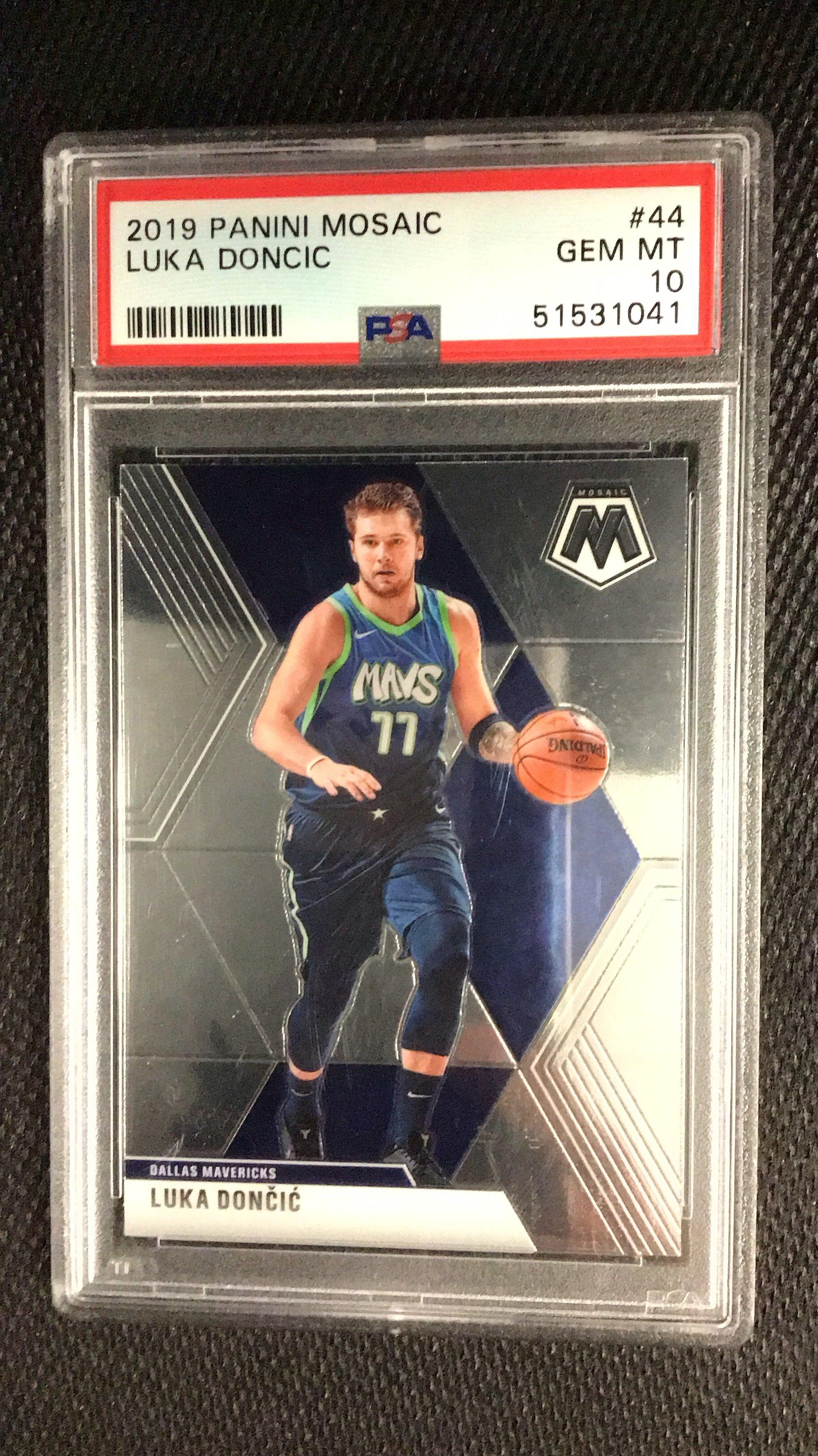 luka doncic graded card GRADED 10 LUKA DONCIC 2024 Prizm Global Reach #8 Los Angeles Lakers  Pristine Card