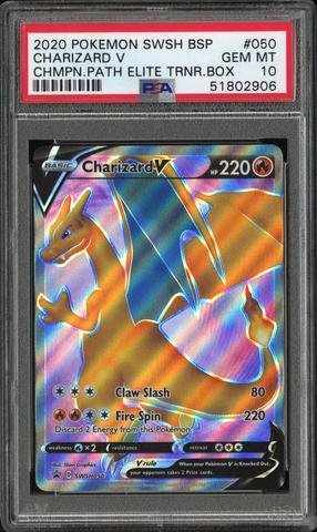 2020 Pokemon Swsh Black Star Promo 050 Charizard V Champion's Path
