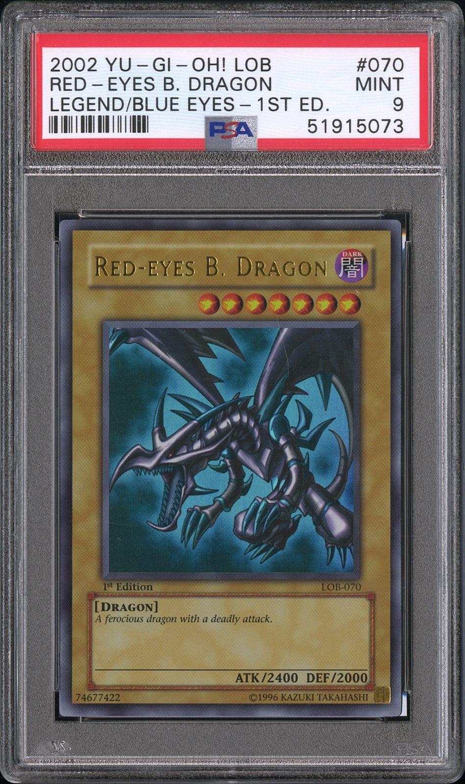 2002 Yu-gi-oh! Lob-legend Of Blue Eyes White Dragon 070 Red-eyes B
