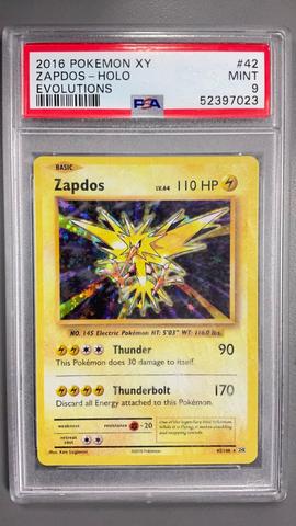 2016 Pokemon Xy Evolutions 42 Zapdos-reverse Foil PSA 9 | GameStop