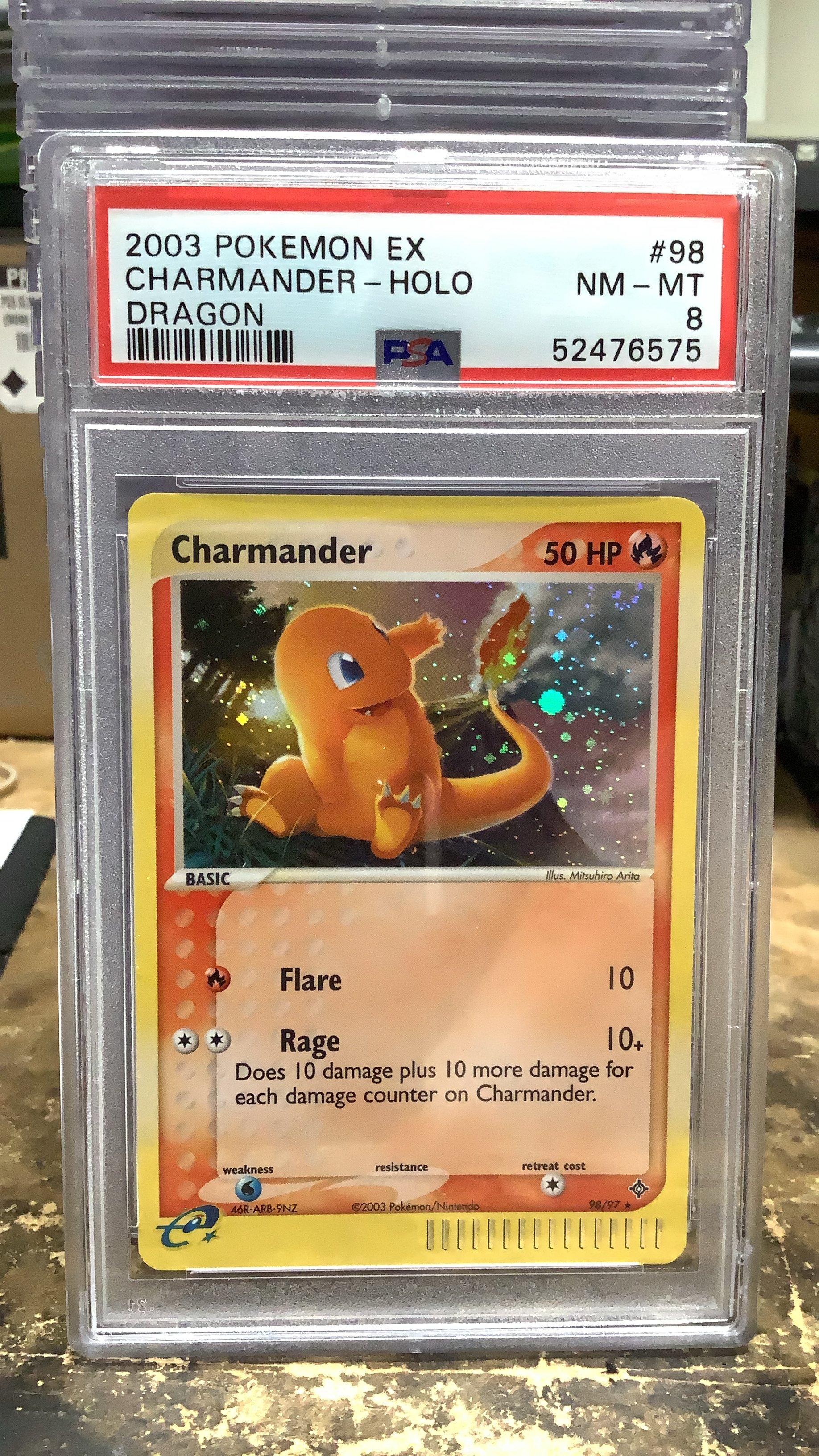 2003 Pokemon Ex Dragon 98 Charmander-holo PSA 8 Graded Card | GameStop