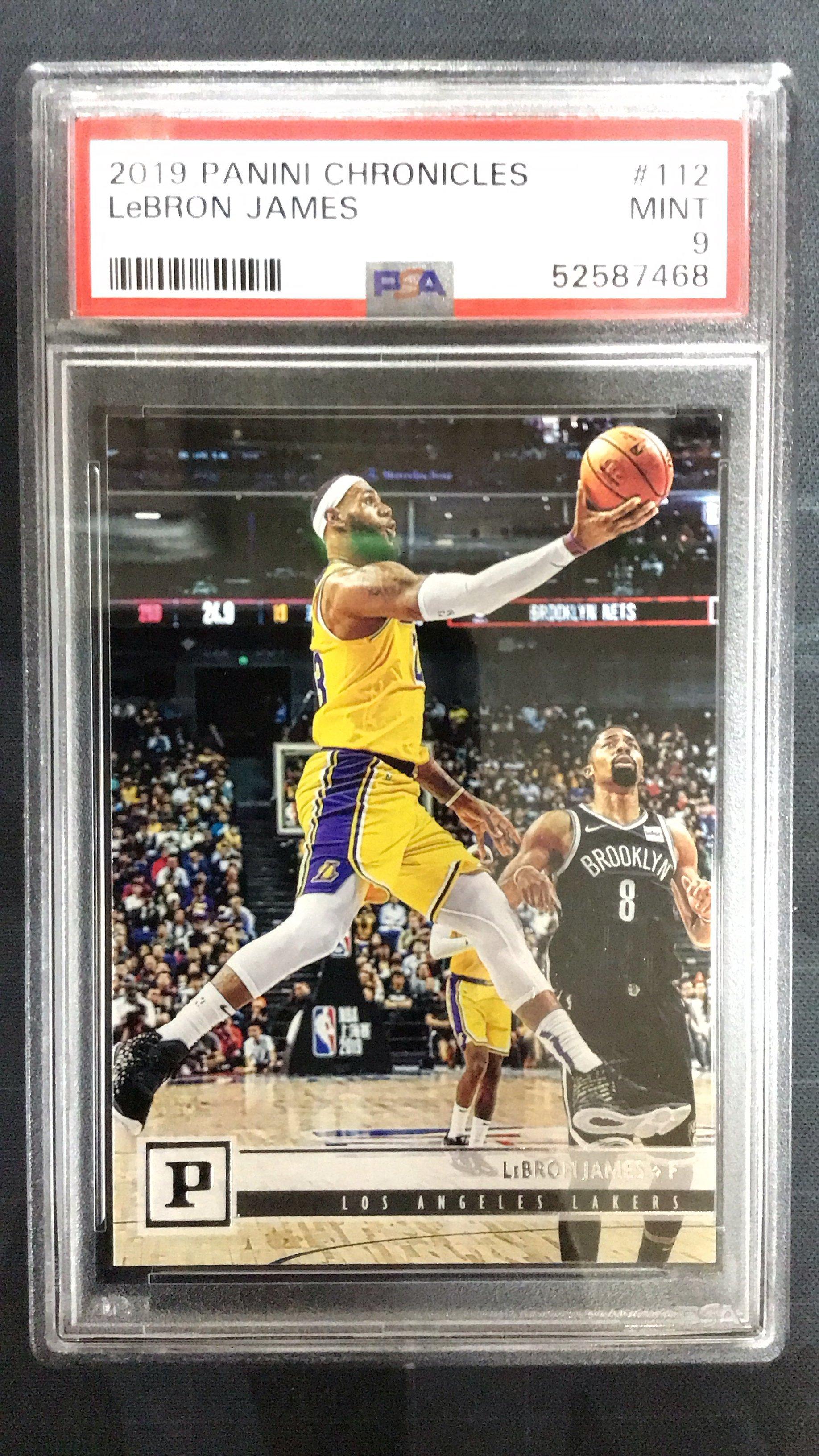 2019 Panini Chronicles 112 Lebron James PSA 9