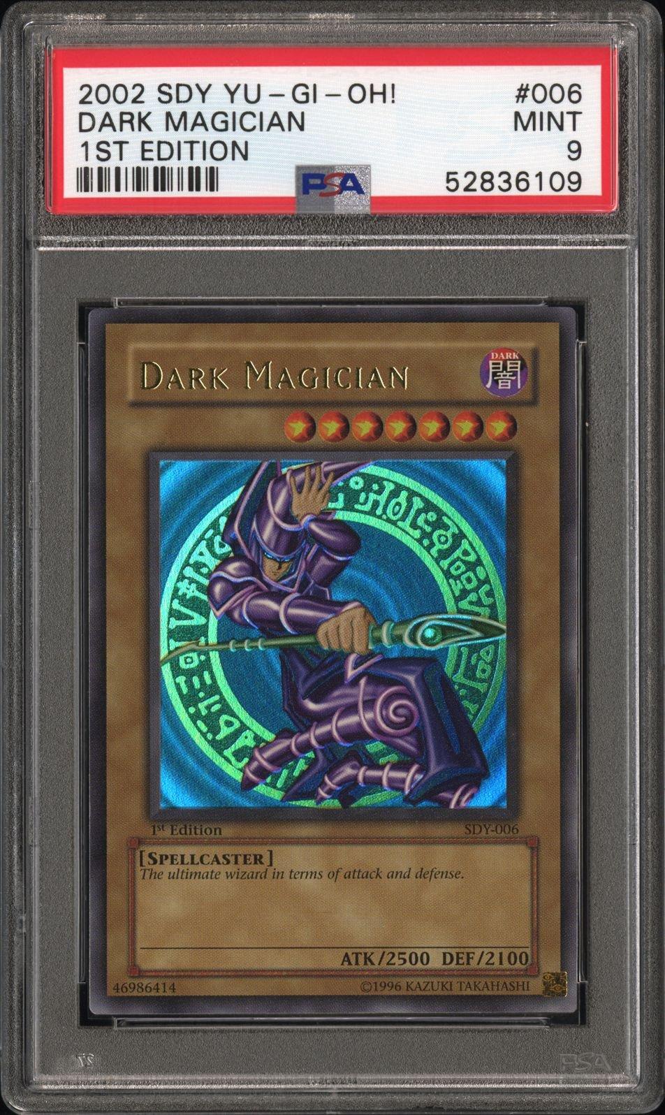 2002 Yu-gi-oh! Starter Deck: Yugi 006 Dark Magician 1st Edition PSA 9 |  GameStop