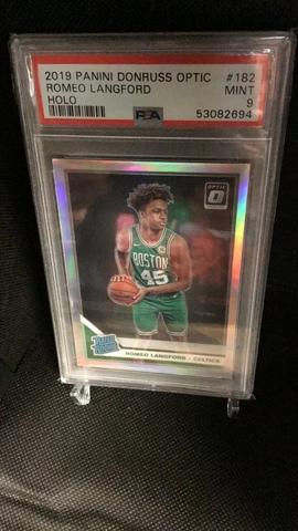 PSA 9! 2019 Romeo on sale Langford Rookie Card! Panini Donruss Optic!