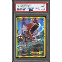2016 Pokemon Xy Breakpoint 123 Full Art/gyarados Ex Secret PSA 9