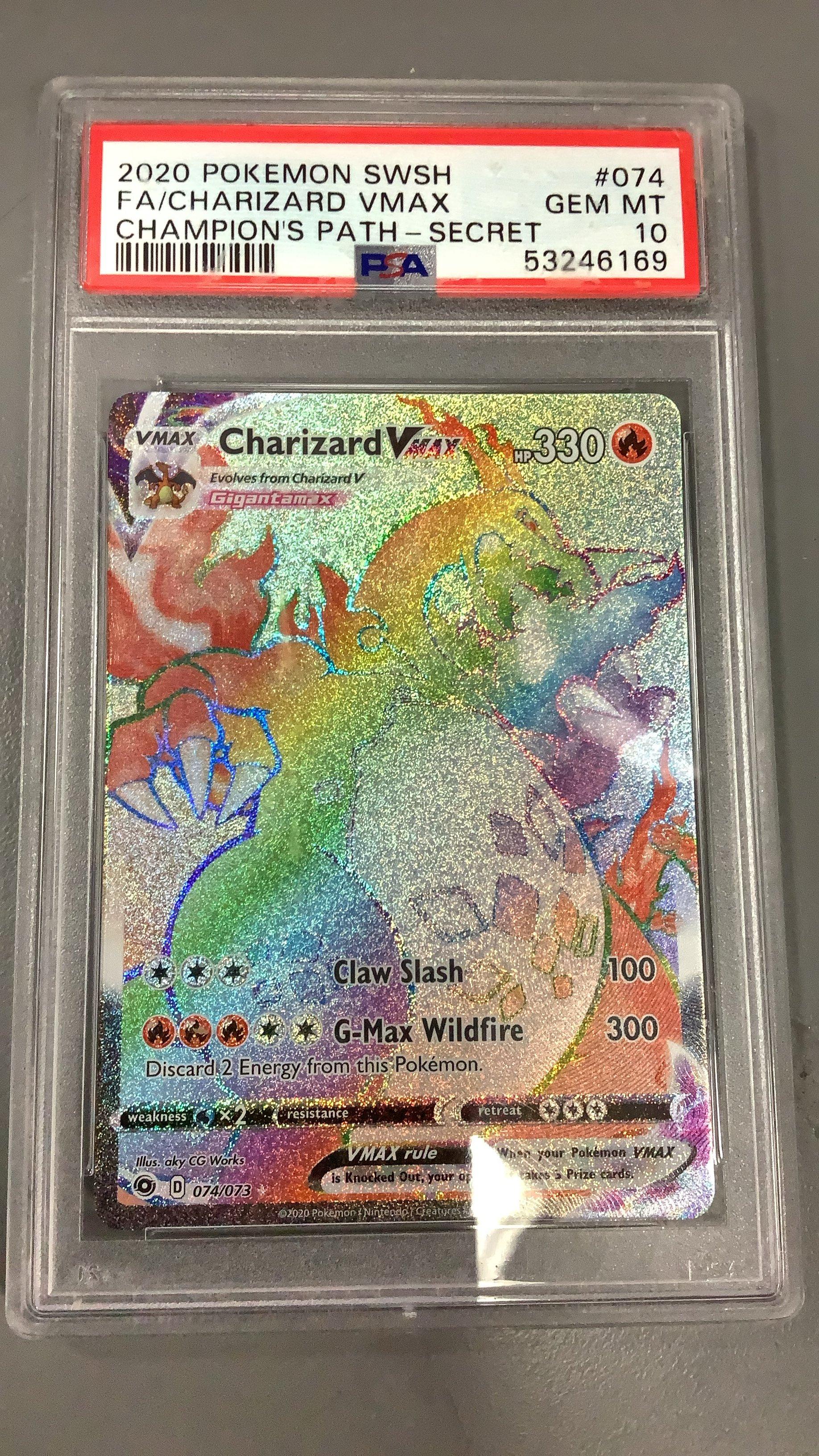 2020 Pokemon Sword & Shield Champion's Path 074 Fa/charizard