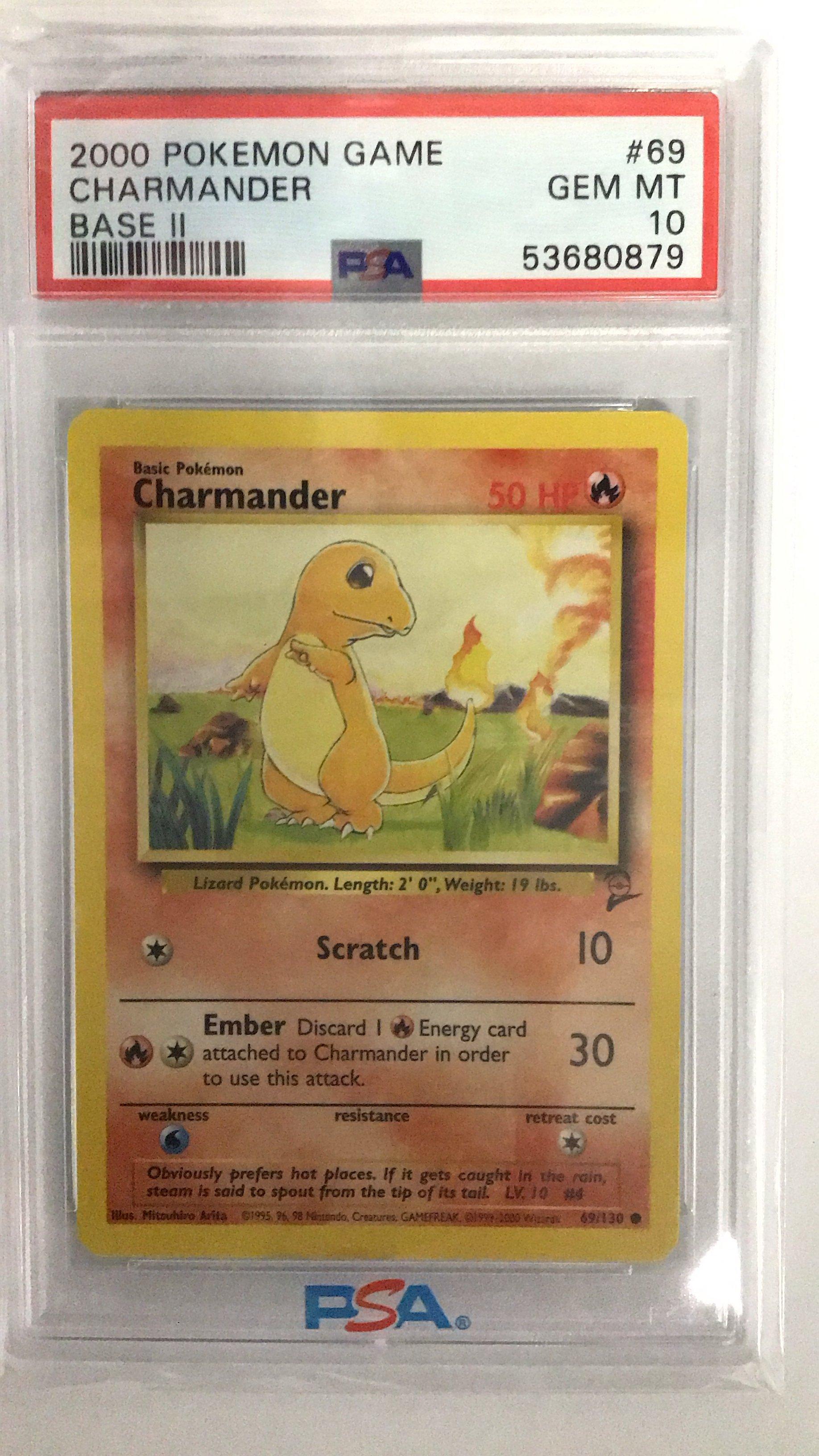 2000 Pokemon Game Base Ii 69 Charmander PSA