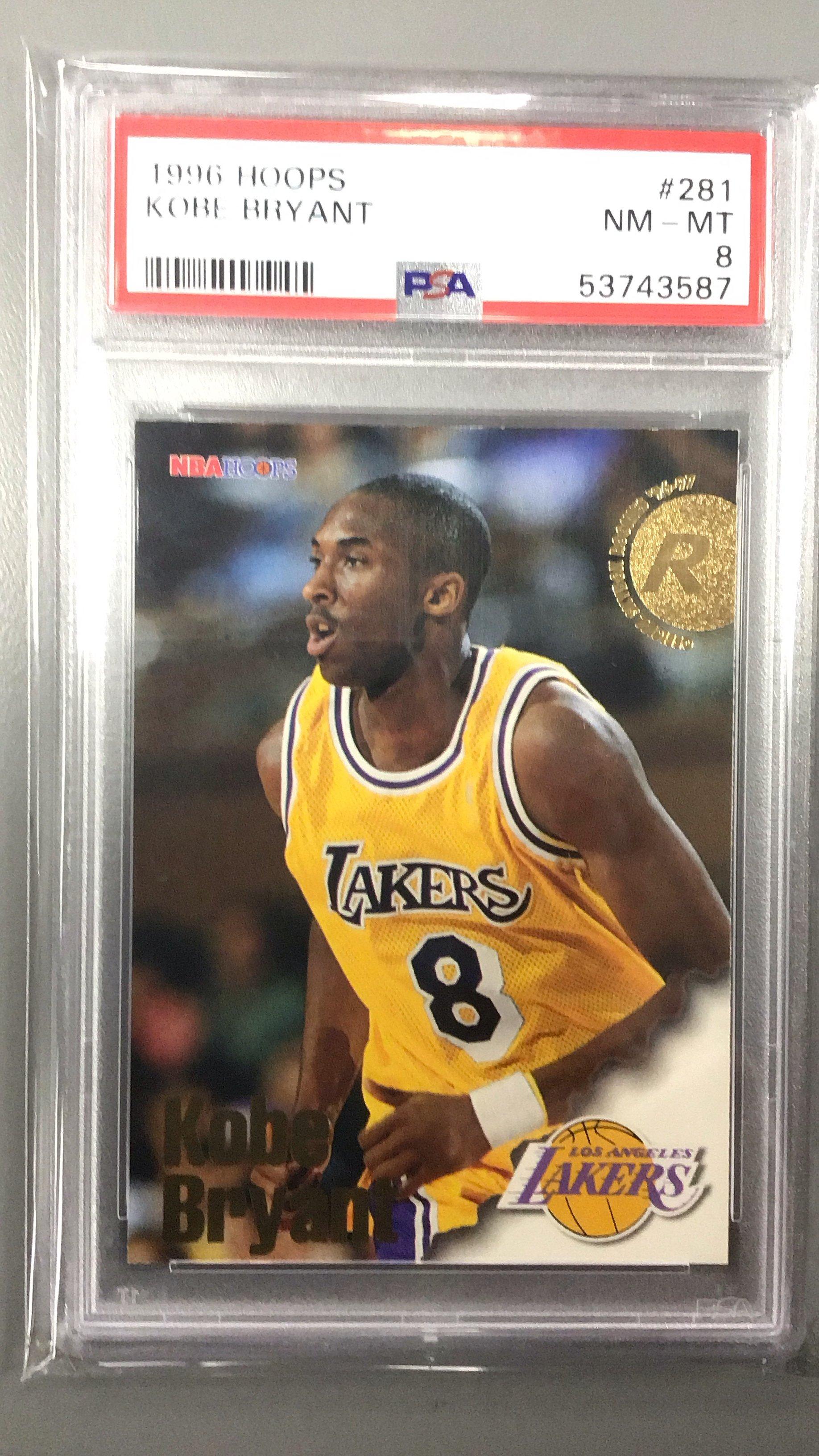 1996 Hoops 281 Kobe Bryant PSA 8 Graded Card | GameStop