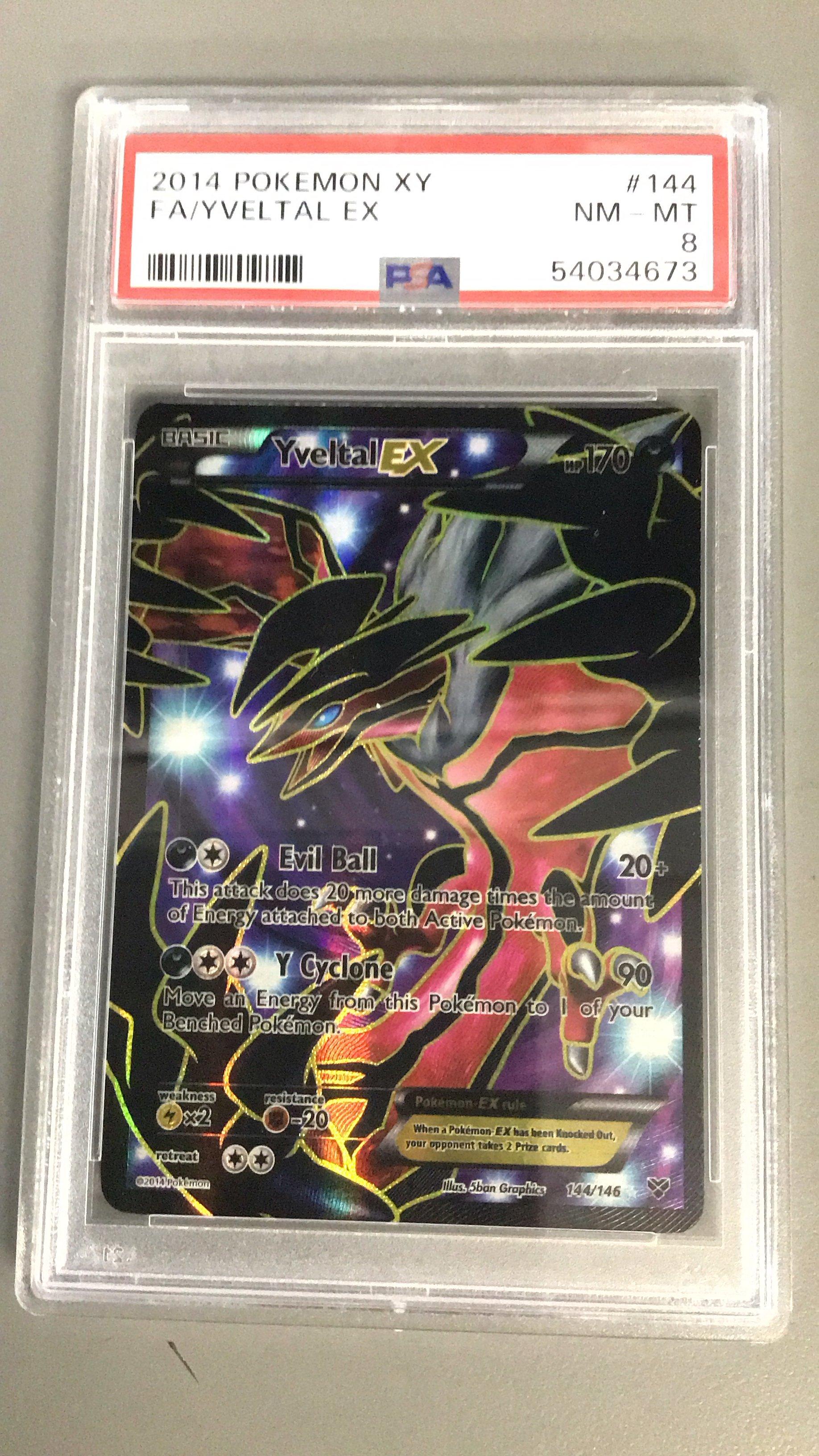 yveltal ex pokemon card Pokemon TCG - Yveltal EX X&Y Promo Full Art Holo Card XY08