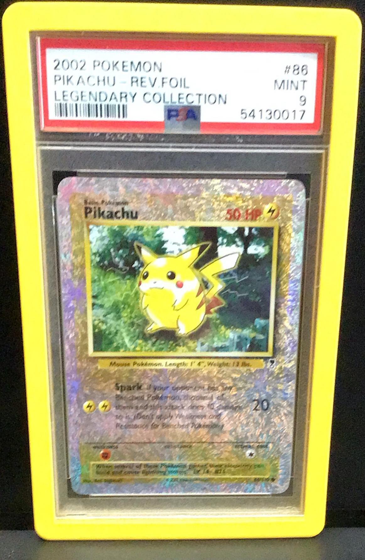 2002 Pokemon Legendary Collection 86 Pikachu-reverse Foil PSA 9