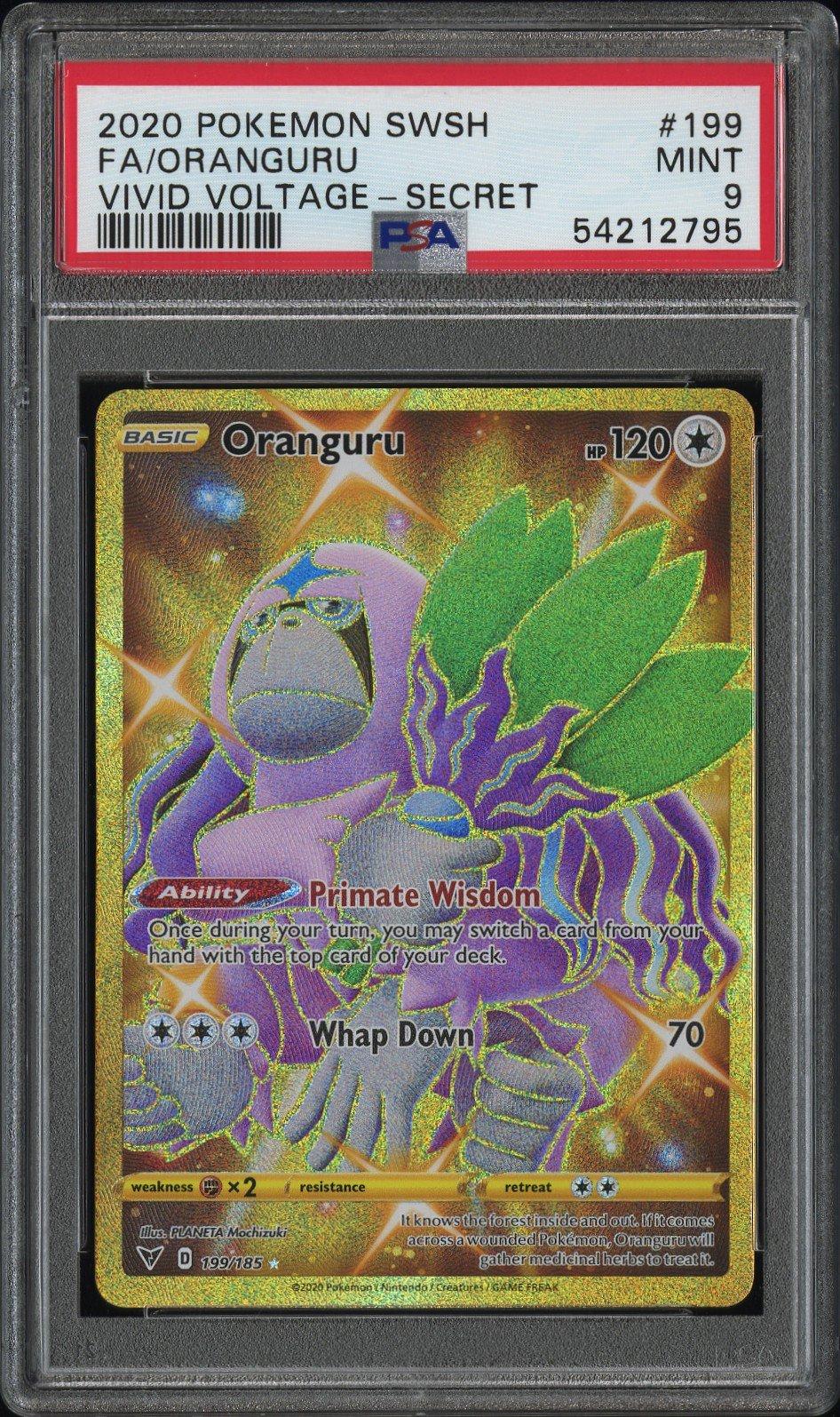 oranguru pokemon card full art - TG12/TG30 Ultra Rare Holo the trusted official grading guarantees its condition Oranguru V Astral Radiance Pokemon