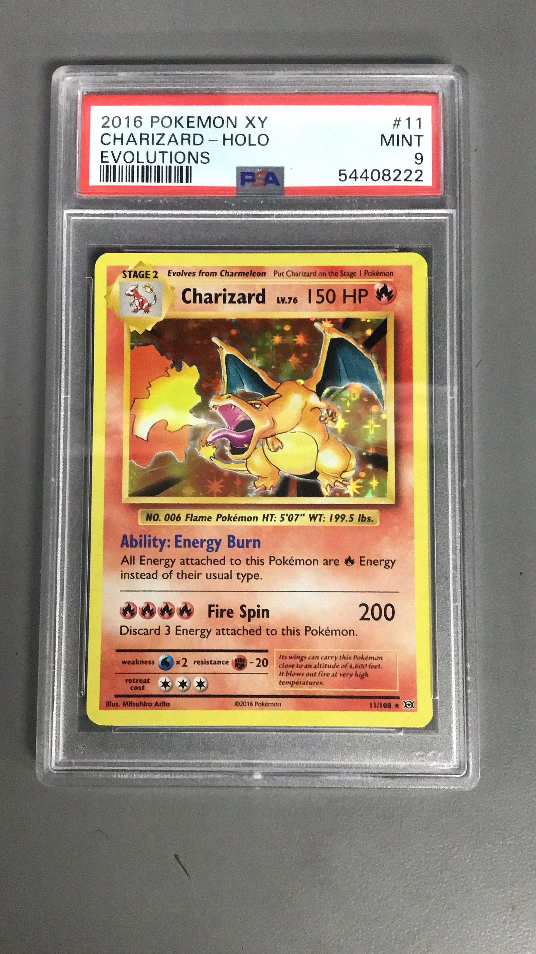 2016 Pokemon Xy Evolutions 11 Charizard-holo PSA 9 | GameStop