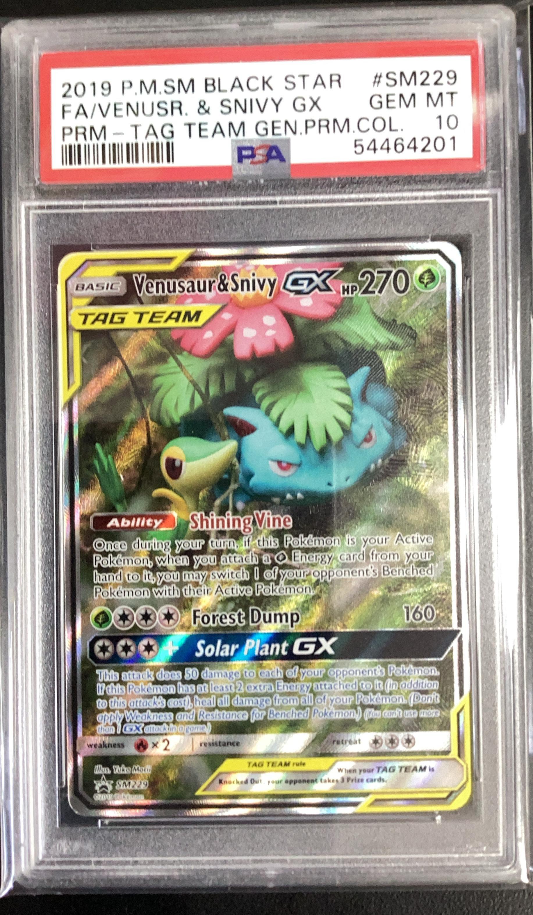 2019 Pokemon Sm Black Star Promo Sm229 Full Art/venusaur