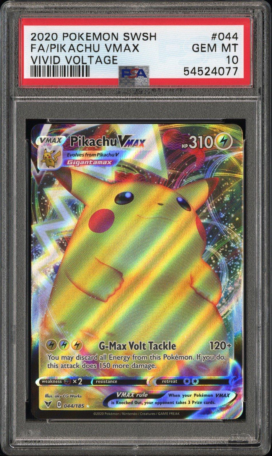 2020 Pokemon Sword & Shield Vivid Voltage 044 Full Art/pikachu