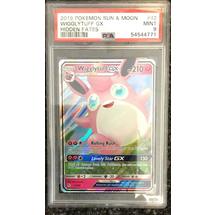 2019 Pokemon Sun & Moon Hidden Fates 42 Wigglytuff Gx PSA 9