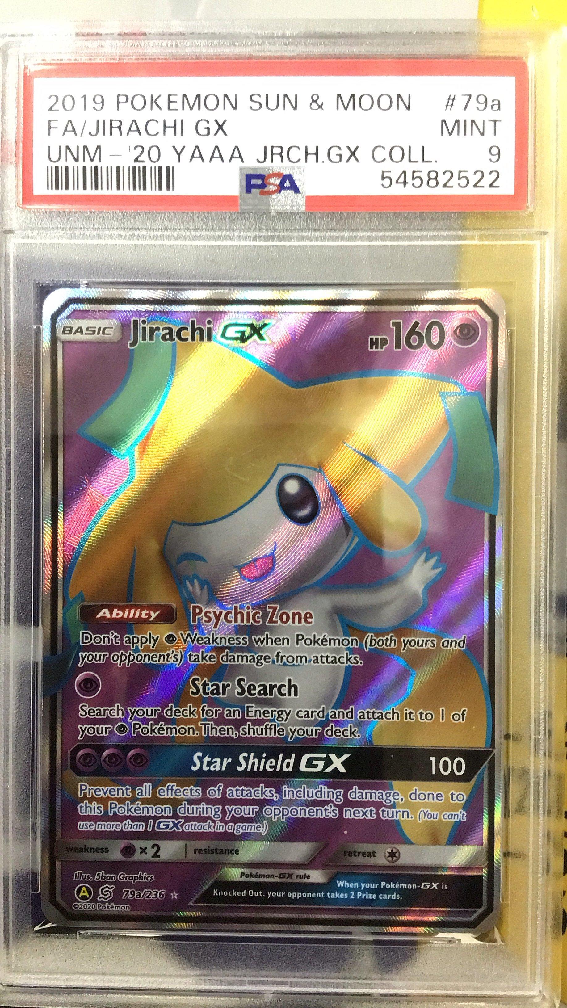 2019 Pokemon Sun & Moon Unified Minds 79a Full Art/jirachi Gx 2020 ...