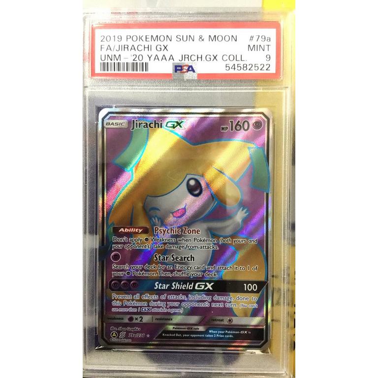 2019 Pokemon Sun & Moon Unified Minds 79a Full Art/jirachi Gx 2020
