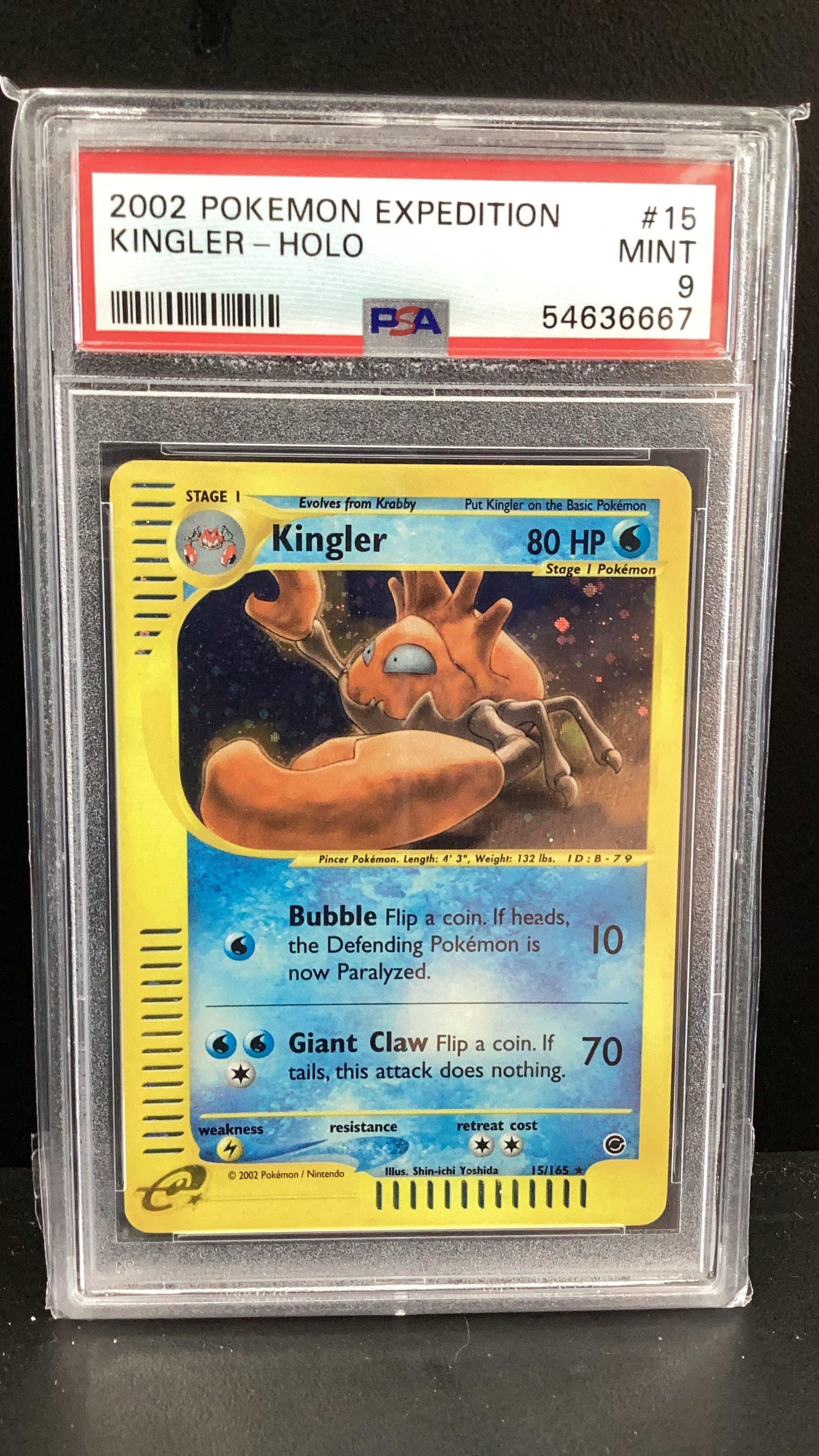 2002 Pokemon Expedition 15 Kingler-holo PSA 9 Graded Card | GameStop