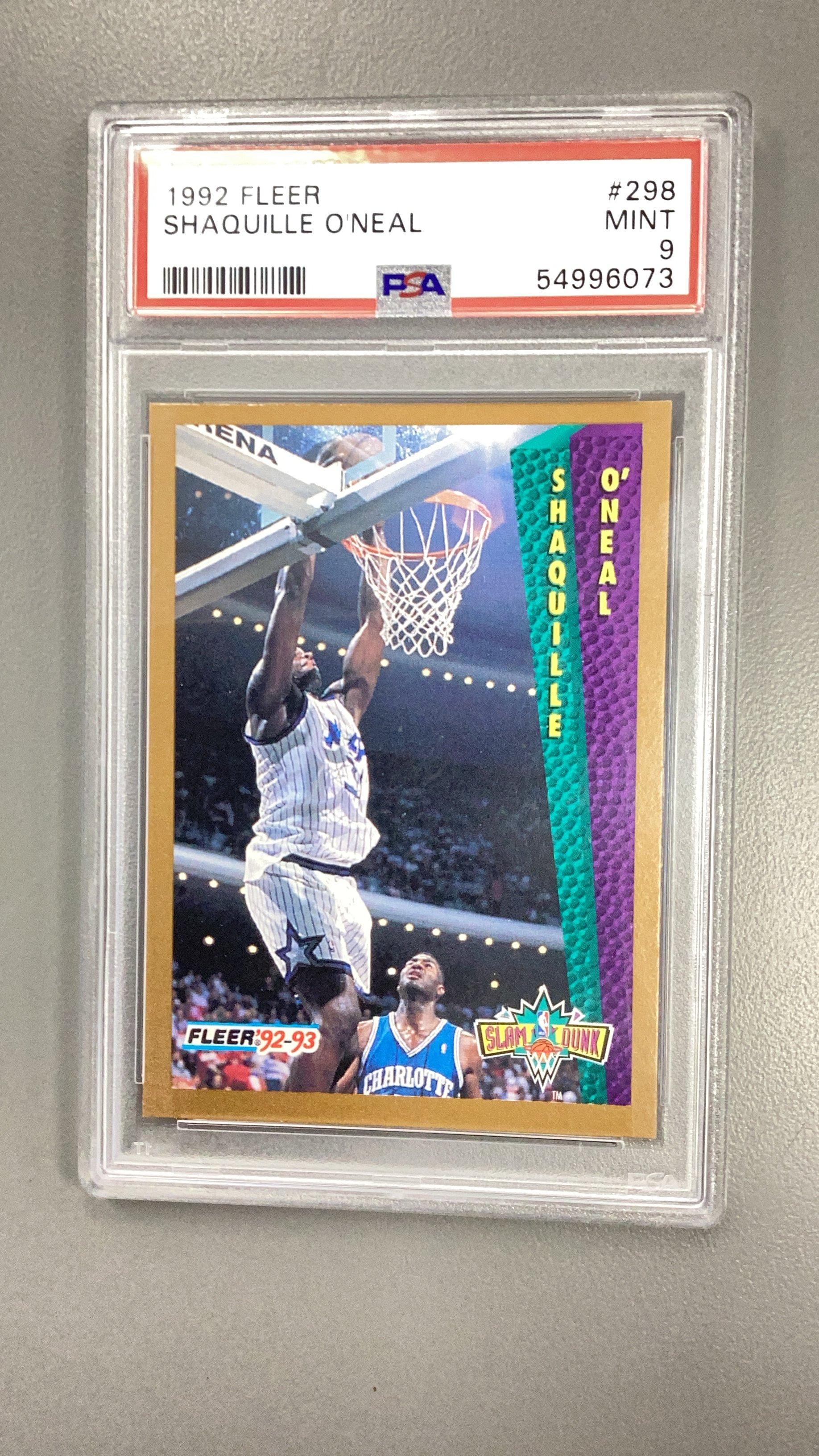 1992 Fleer 298 Shaquille O'neal PSA 9 Graded Card | GameStop