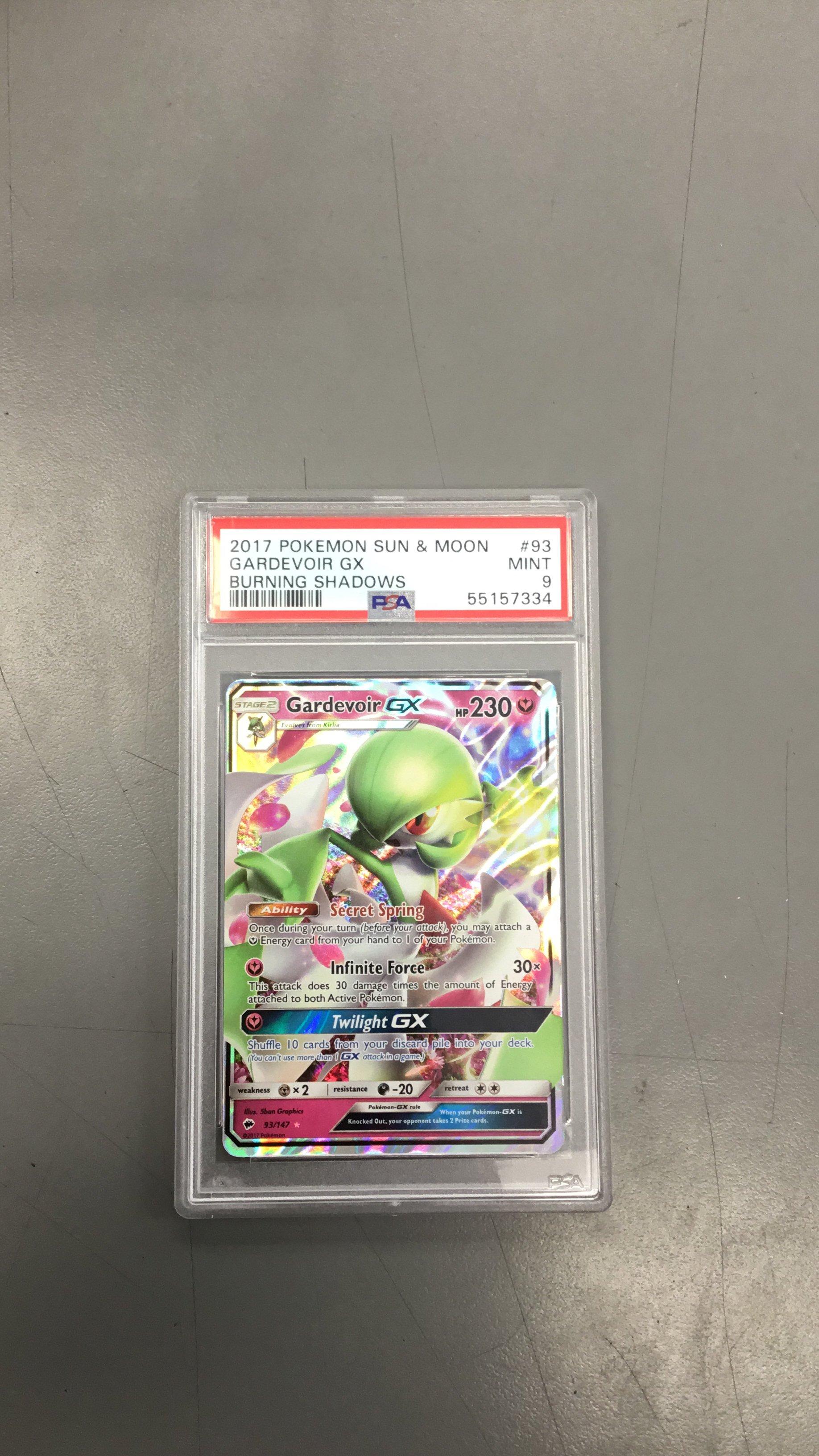 2017 Pokemon Sun & Moon Burning Shadows 93 Gardevoir Gx PSA