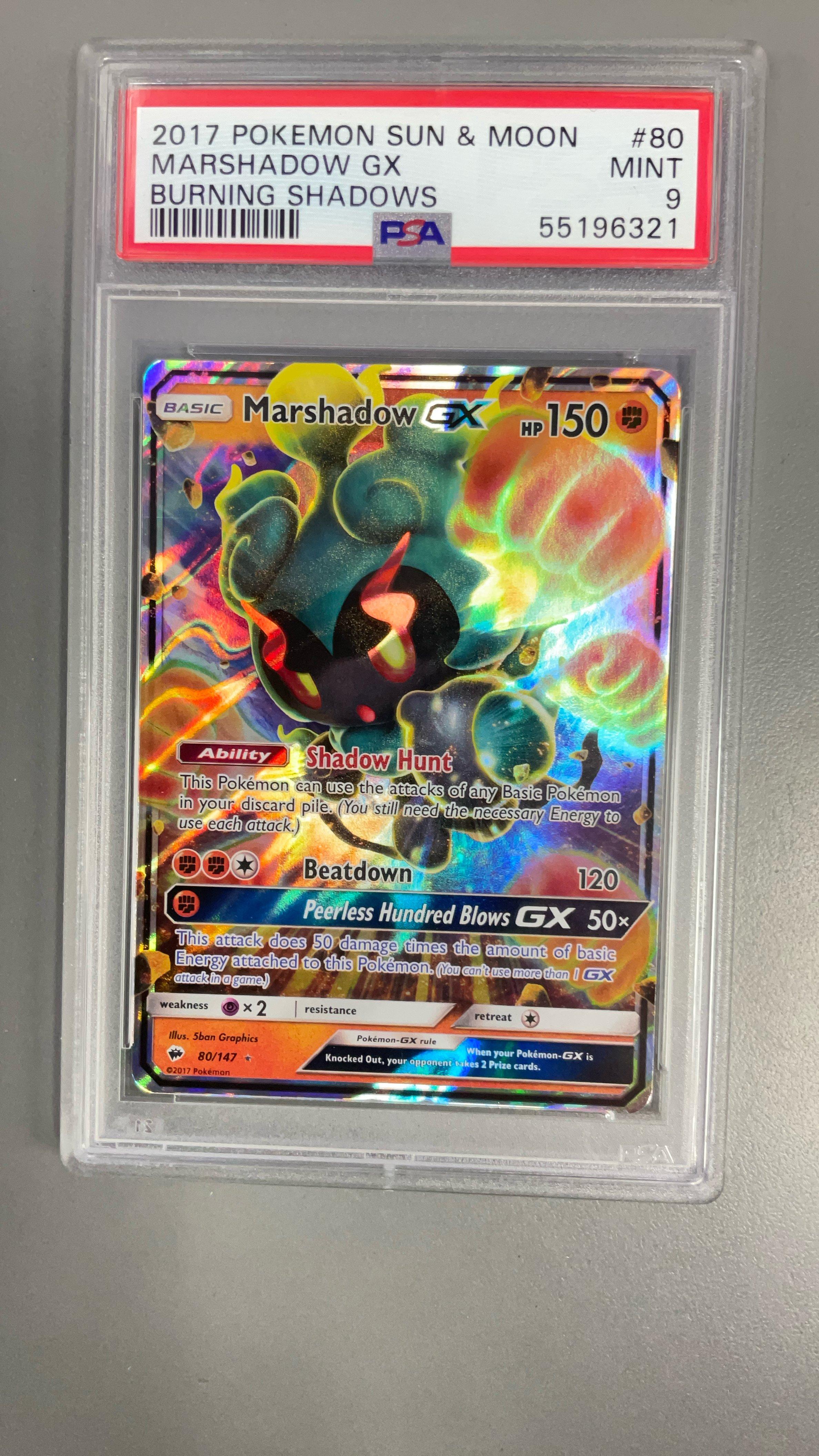 marshadow gx pokemon card 137/147 | Rare Ultra Pokémon Hit Points150 HP Form 2019 Pokemon Sun & Moon