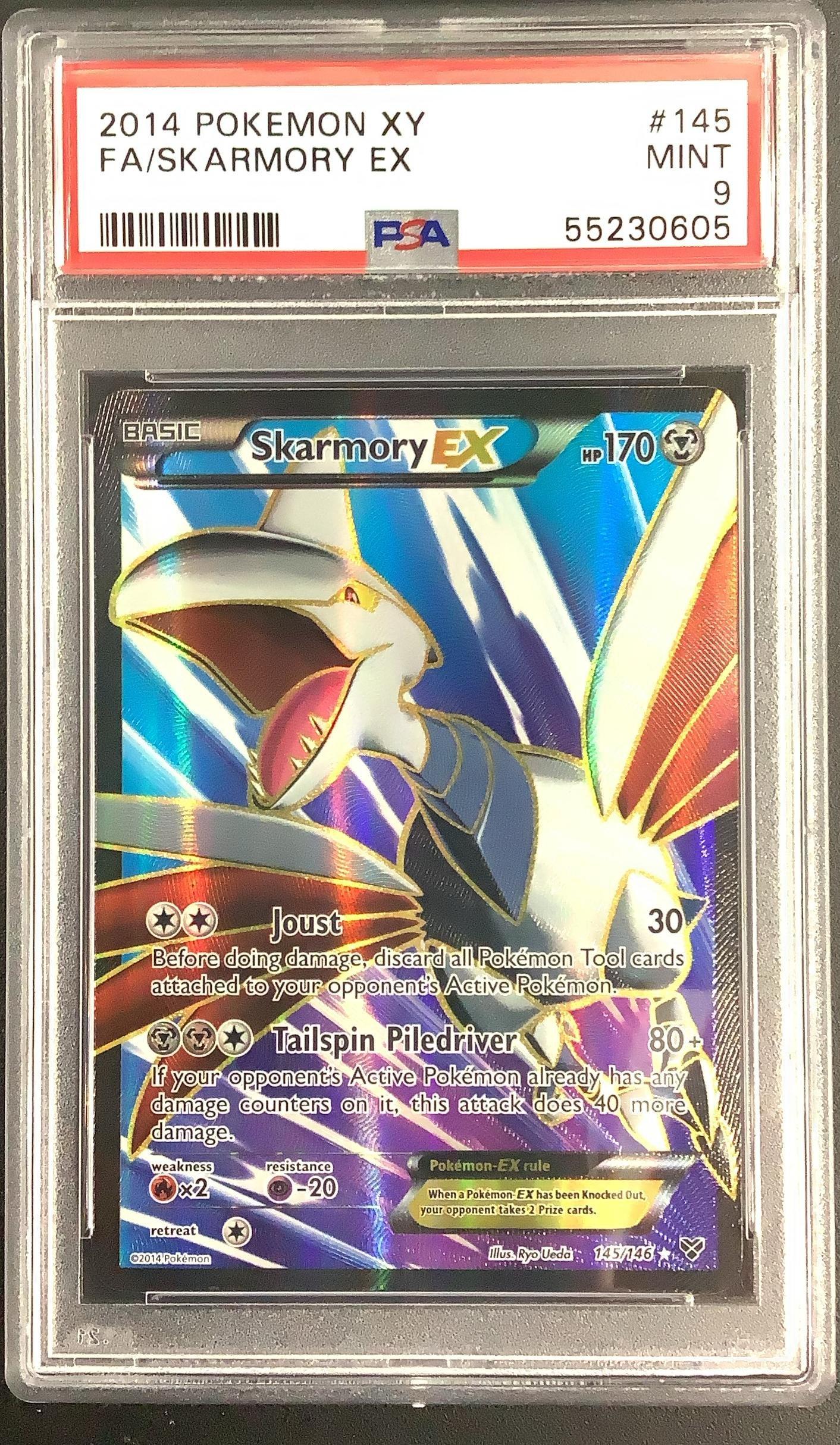 2014 Pokemon Xy 145 Full Art/skarmory Ex PSA