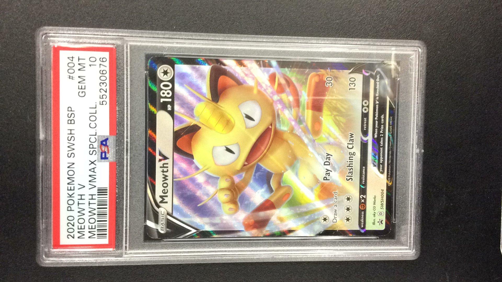 PSA10 ニャースV MEOWTH V PC CHARENGE promo Consoles, Collectibles, Video Games, and More – Buy, Sell or Trade