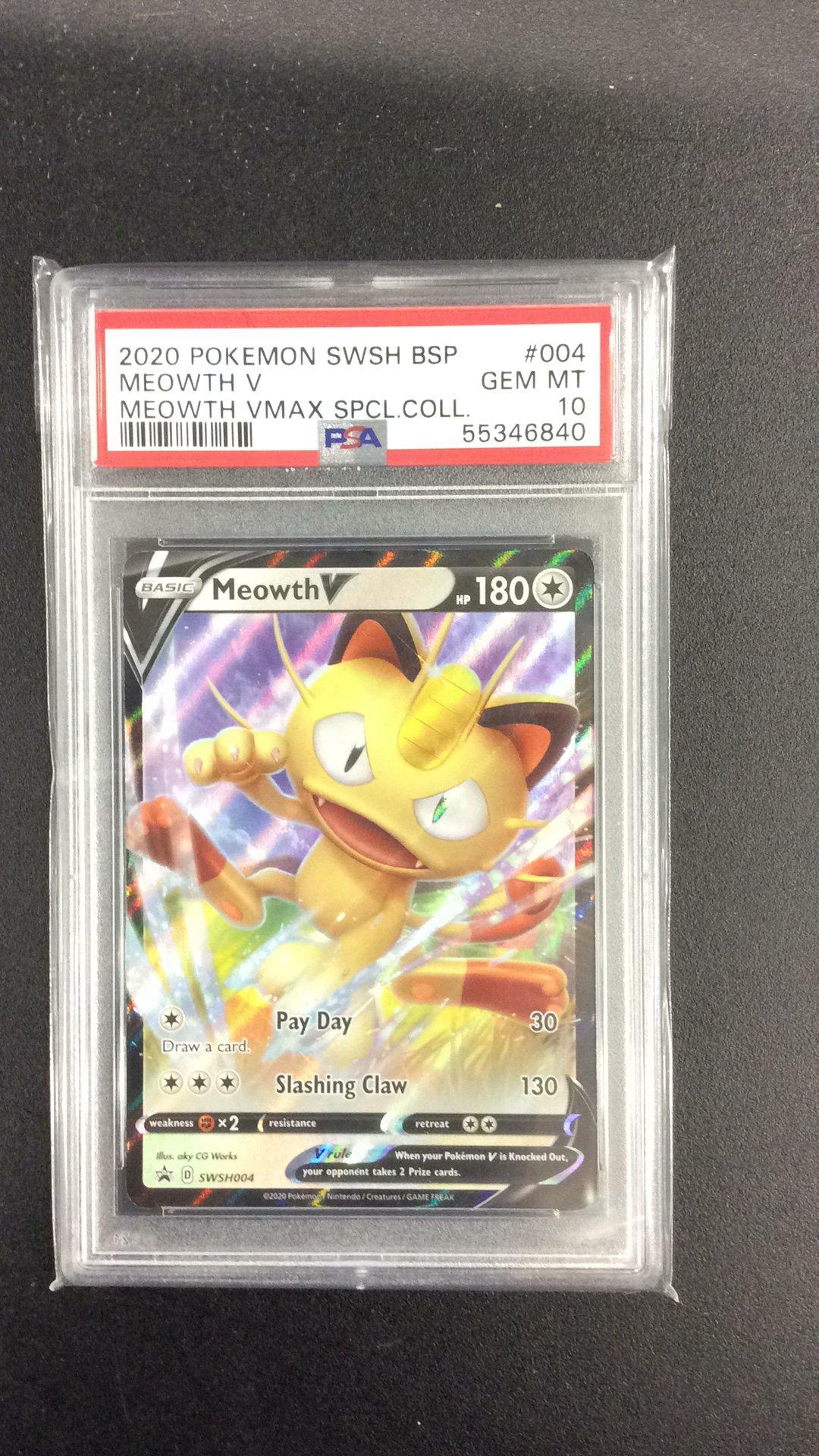 ニャースv プロモ 2019 #028 meowth v psa10 ニャースv プロモ 2019 #028 meowth v psa10 Auction Prices Realized