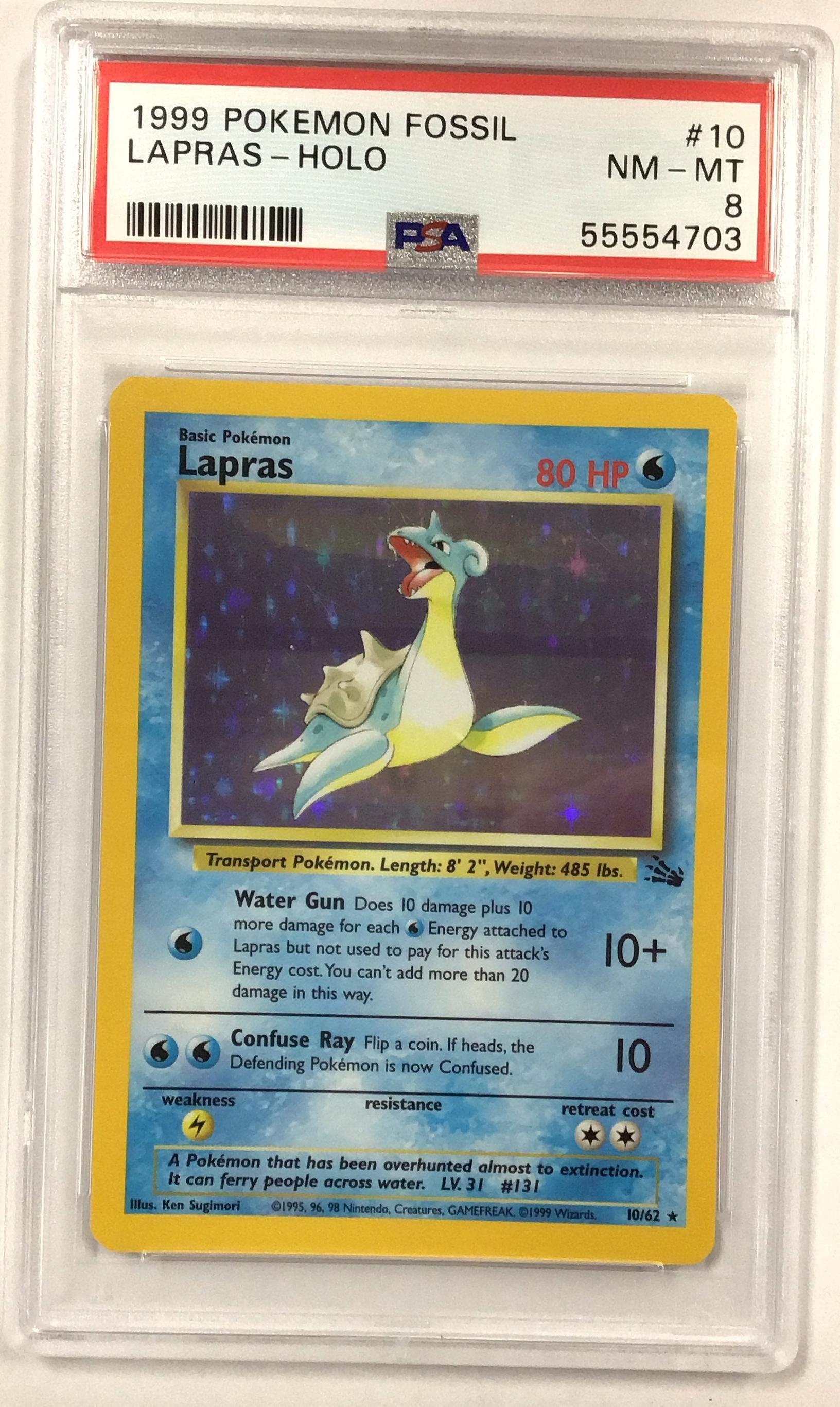 lapras holographic pokemon card Lapras VMAX 050/202 Sword & Shield Ultra Rare Holo Pokemon Card Near M