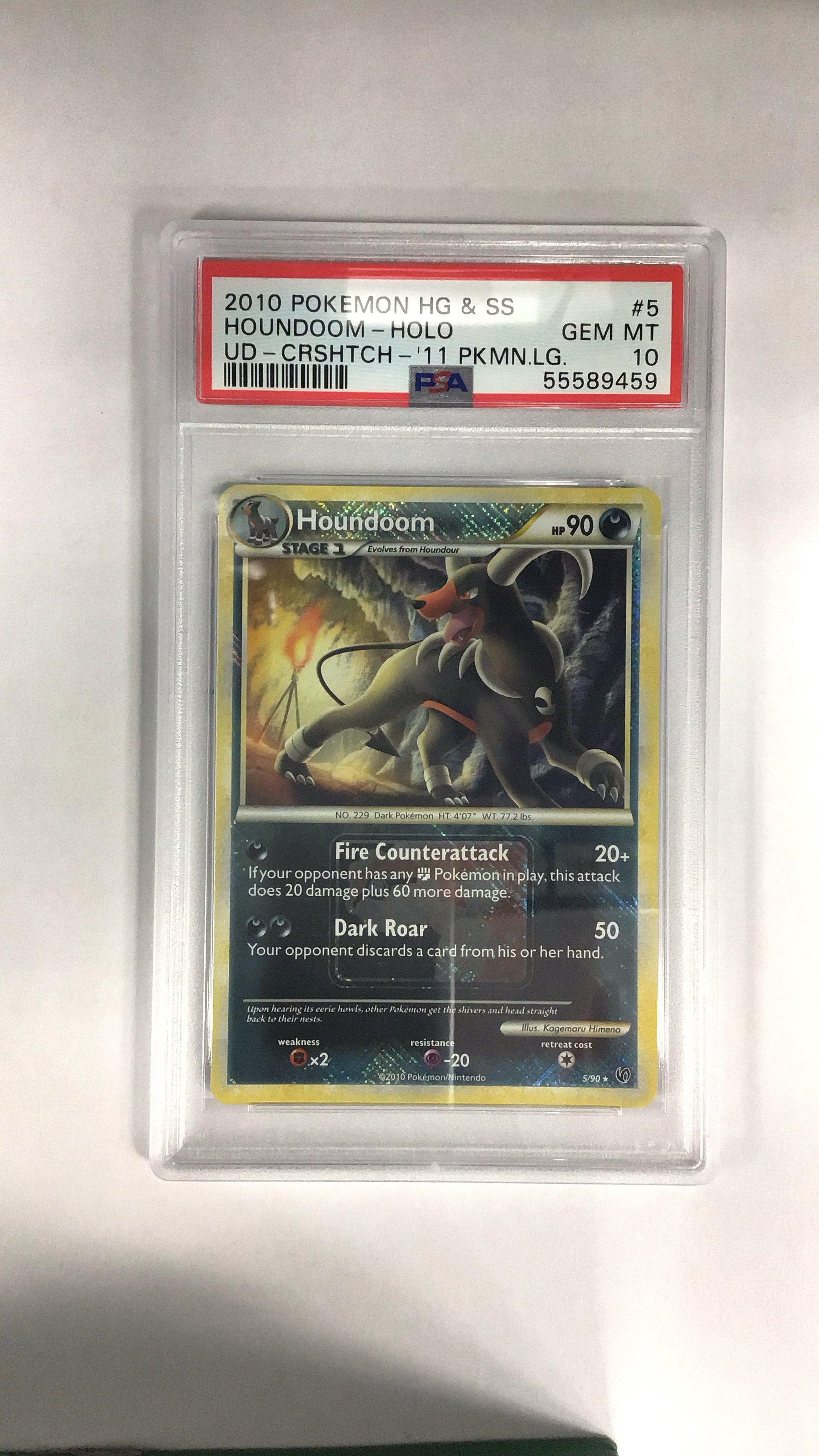 2010 Pokemon Heartgold & Soulsilver Undaunted 5 Houndoom-holo ...