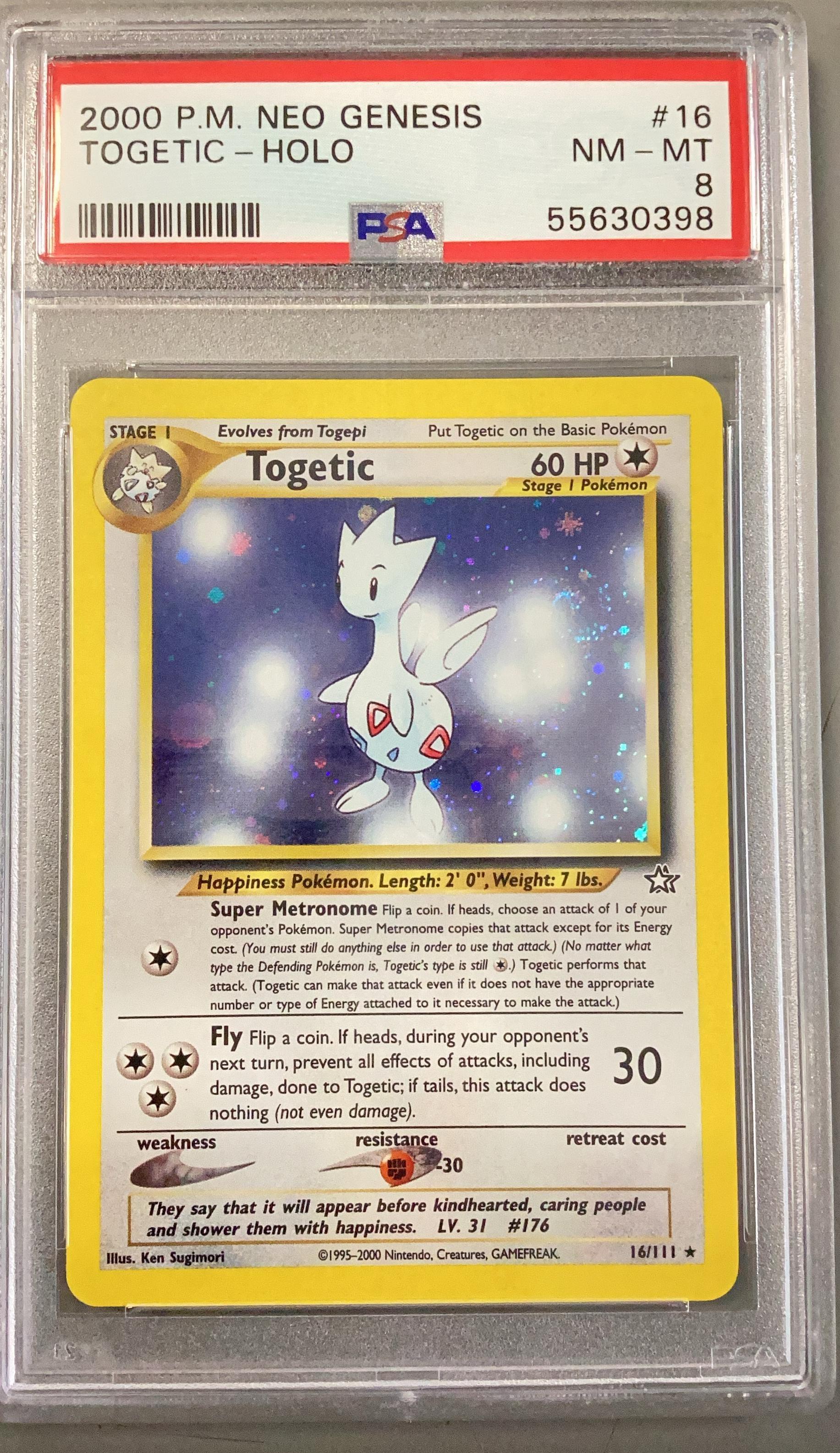 2000 Pokemon Neo Genesis 16 Togetic-holo PSA