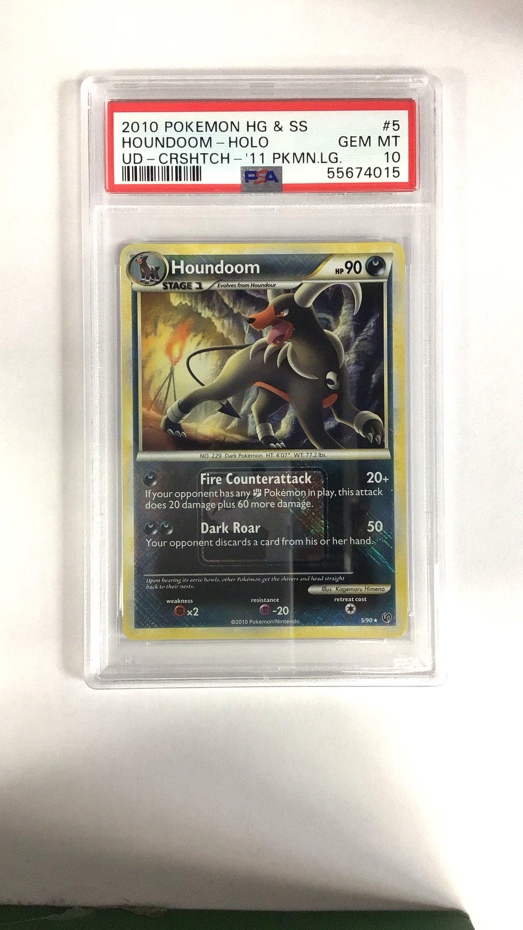 2010 Pokemon Heartgold & Soulsilver Undaunted 5 Houndoom-holo