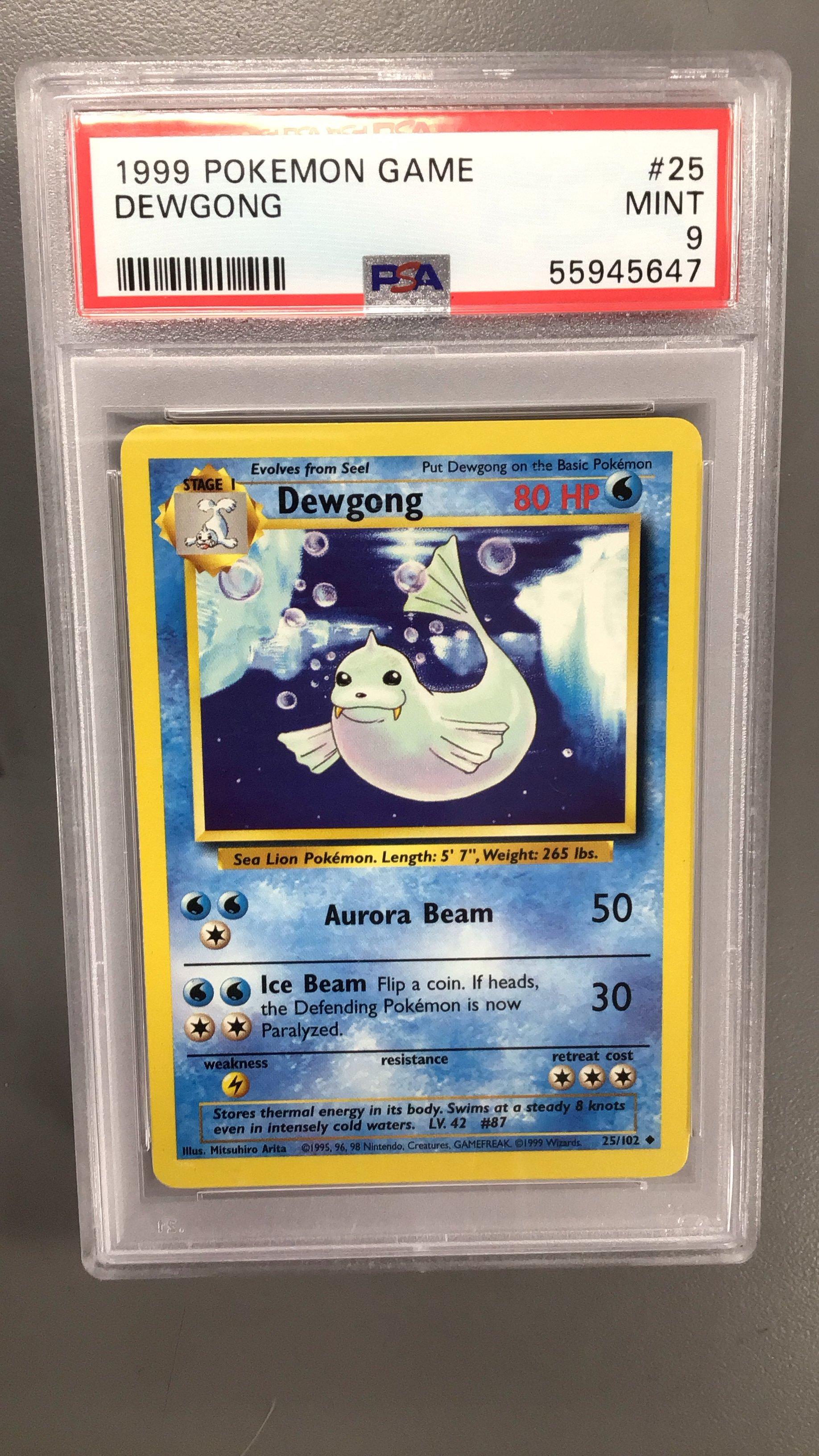 1995 dewgong pokemon card Amazon.com: Pokemon - Dewgong (40)