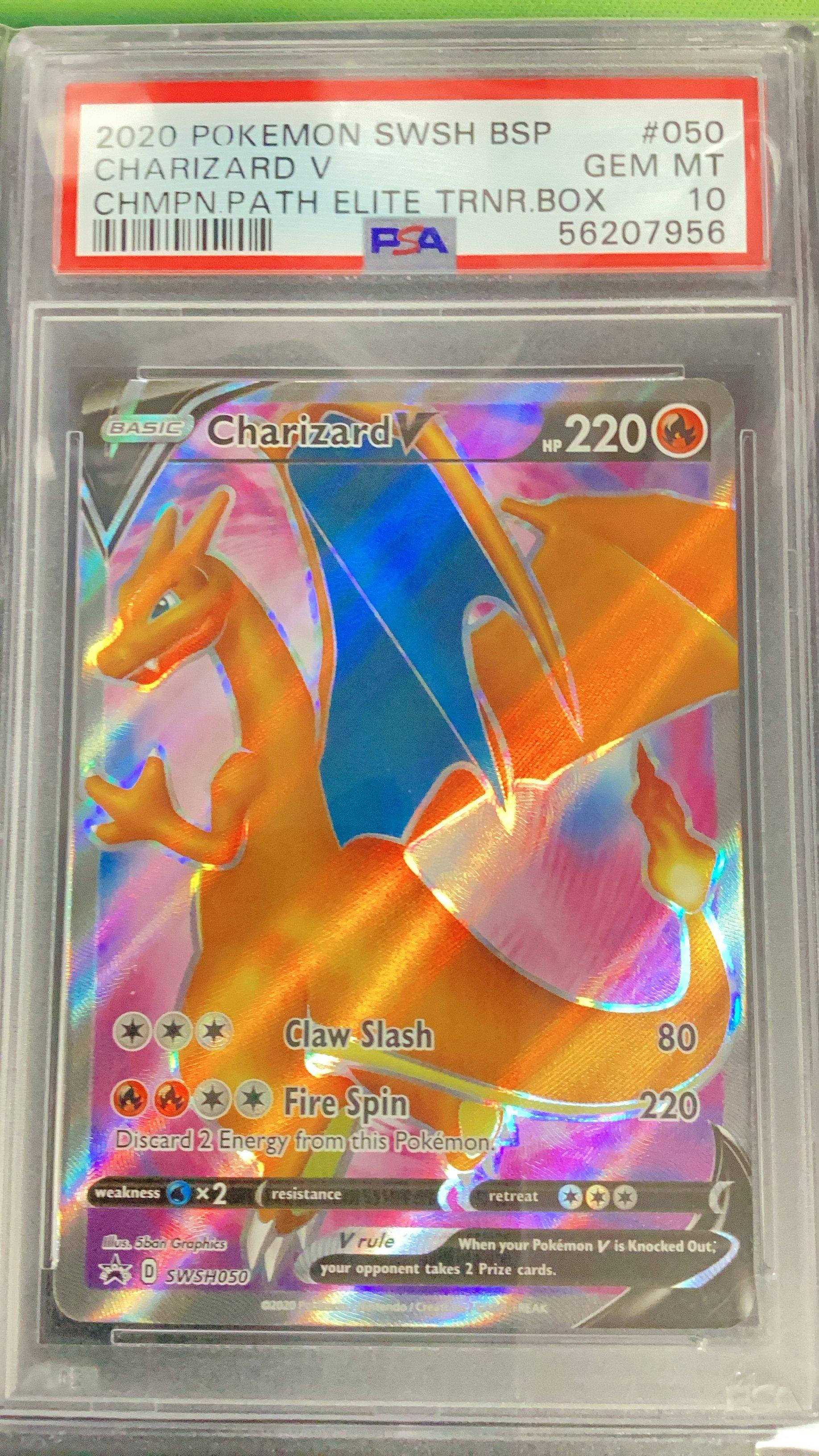 2020 Pokemon Swsh Black Star Promo 050 Charizard V Champion's Path
