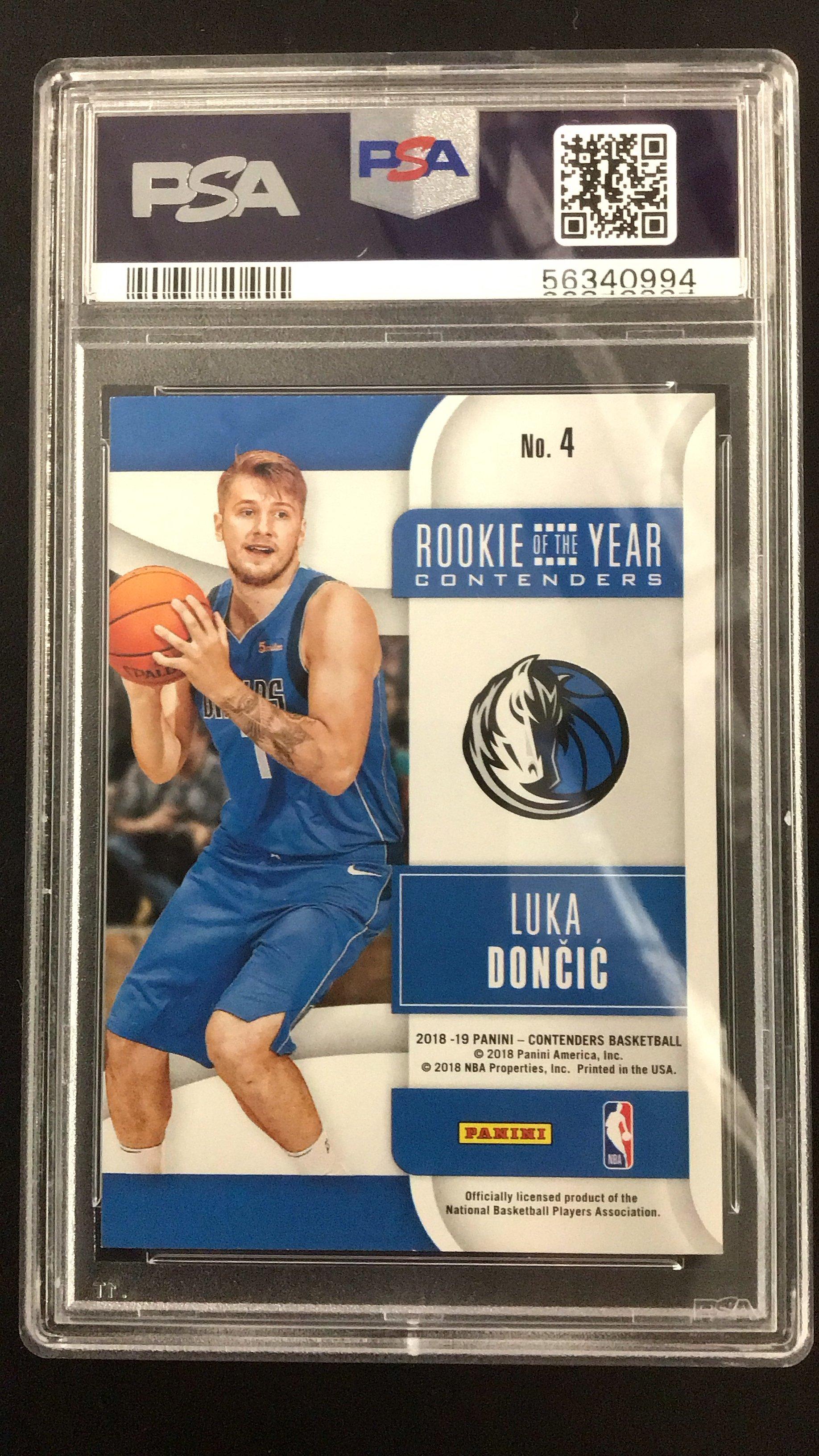 luka doncic graded rookie card Pokémon “PSA” graded card lucky pull game – Lazy Trading Cards main image 1
