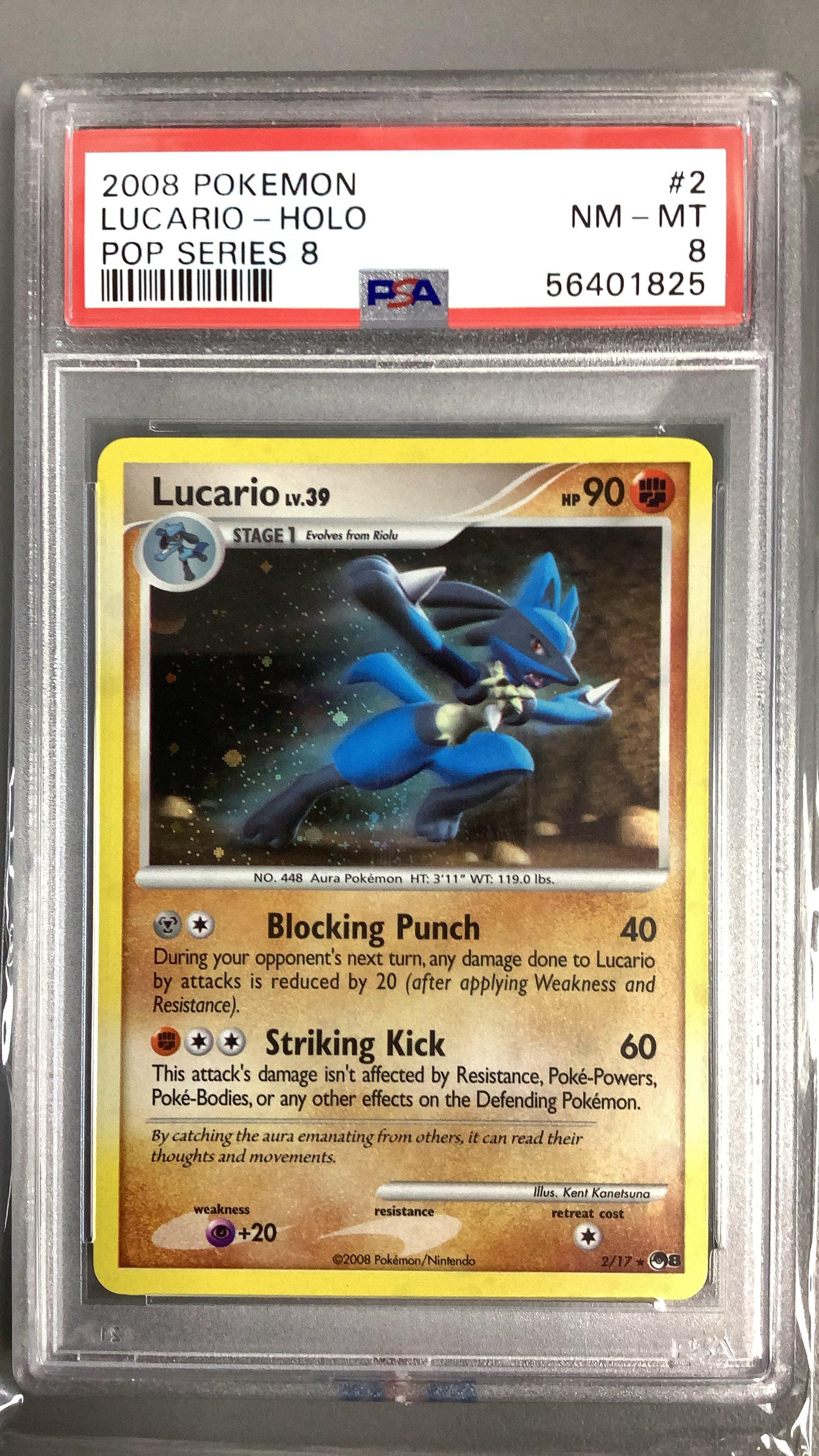 lucario holographic card Lucario - 126/214 - Rare Holo Card - SM10 Unbroken Bonds