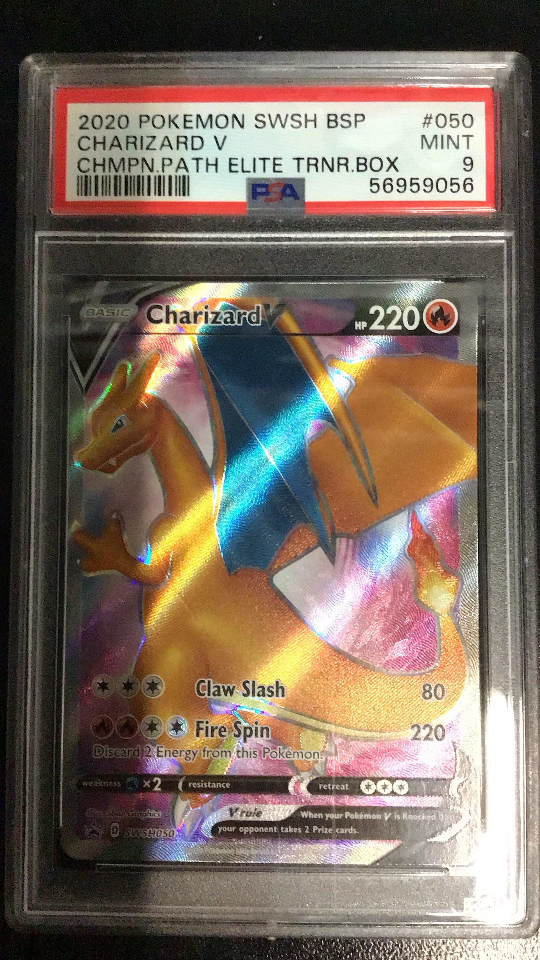 2020 Pokemon Swsh Black Star Promo 050 Charizard V Champion's Path