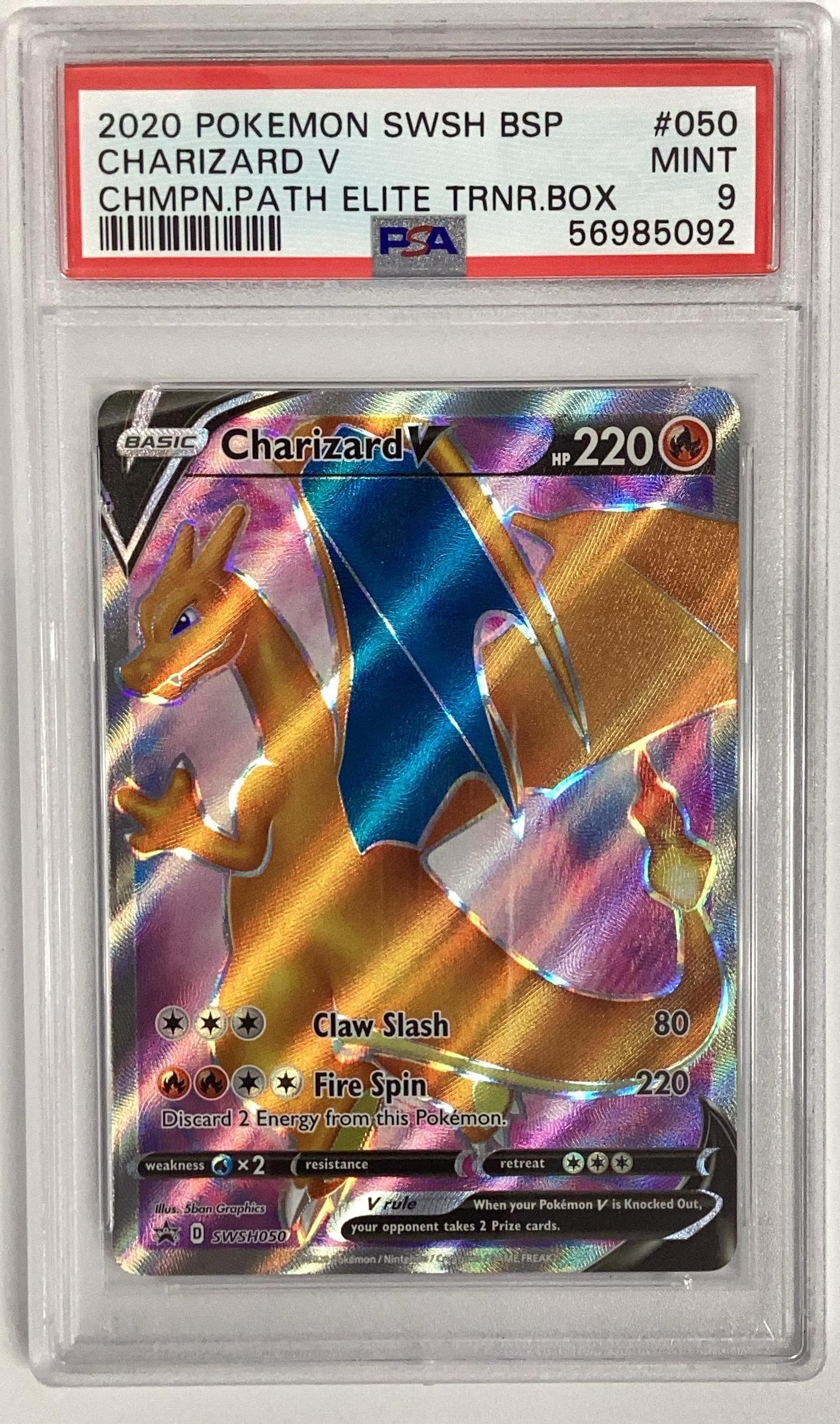 2020 Pokemon Swsh Black Star Promo 050 Charizard V Champion's Path ...