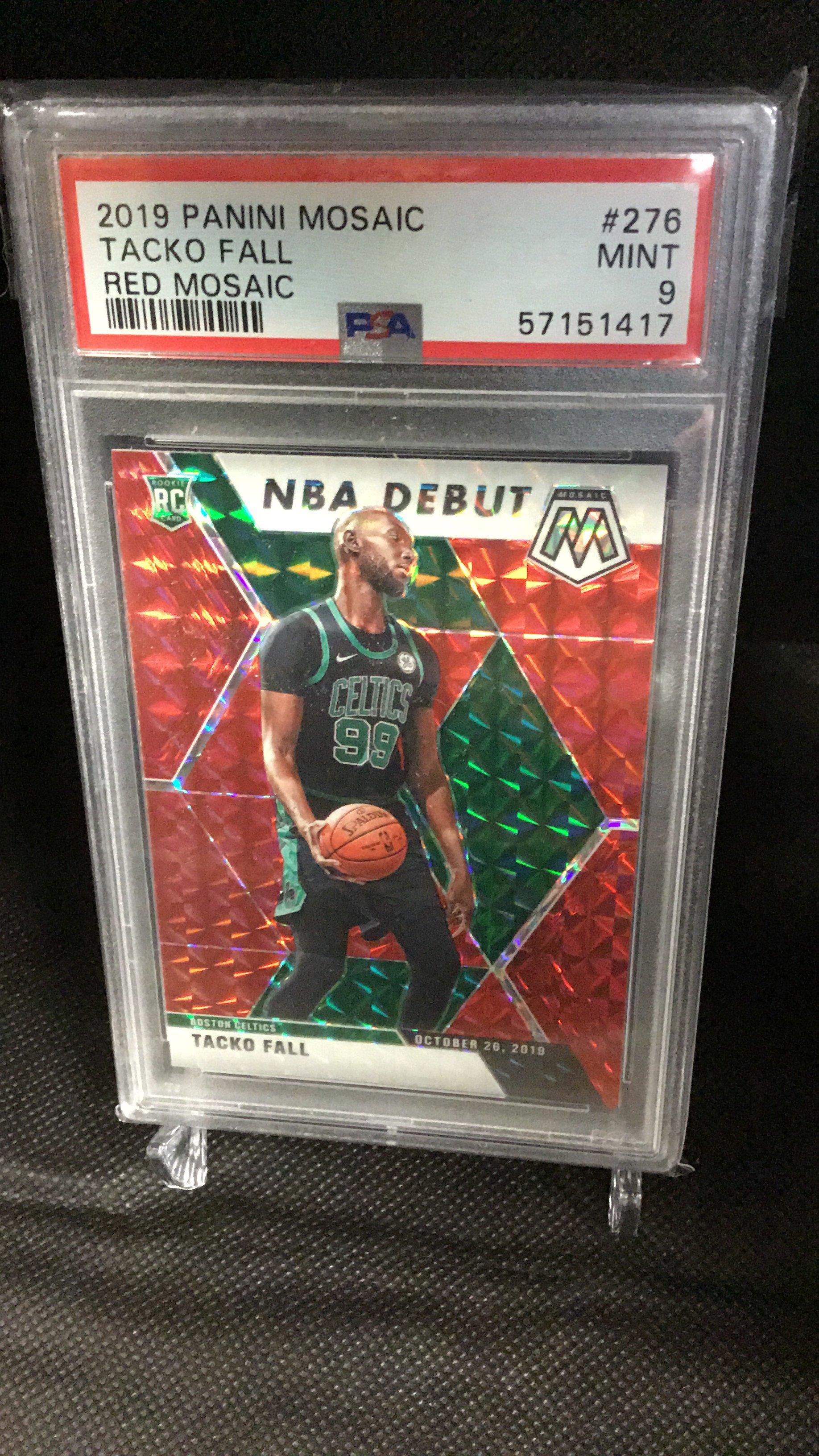 2019 Panini Mosaic 276 Tacko Fall Red Mosaic PSA 9