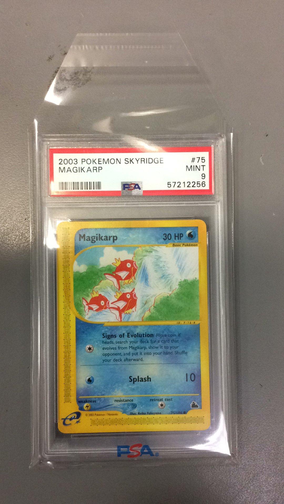 2003 Pokemon Skyridge 75 Magikarp PSA 9 | GameStop