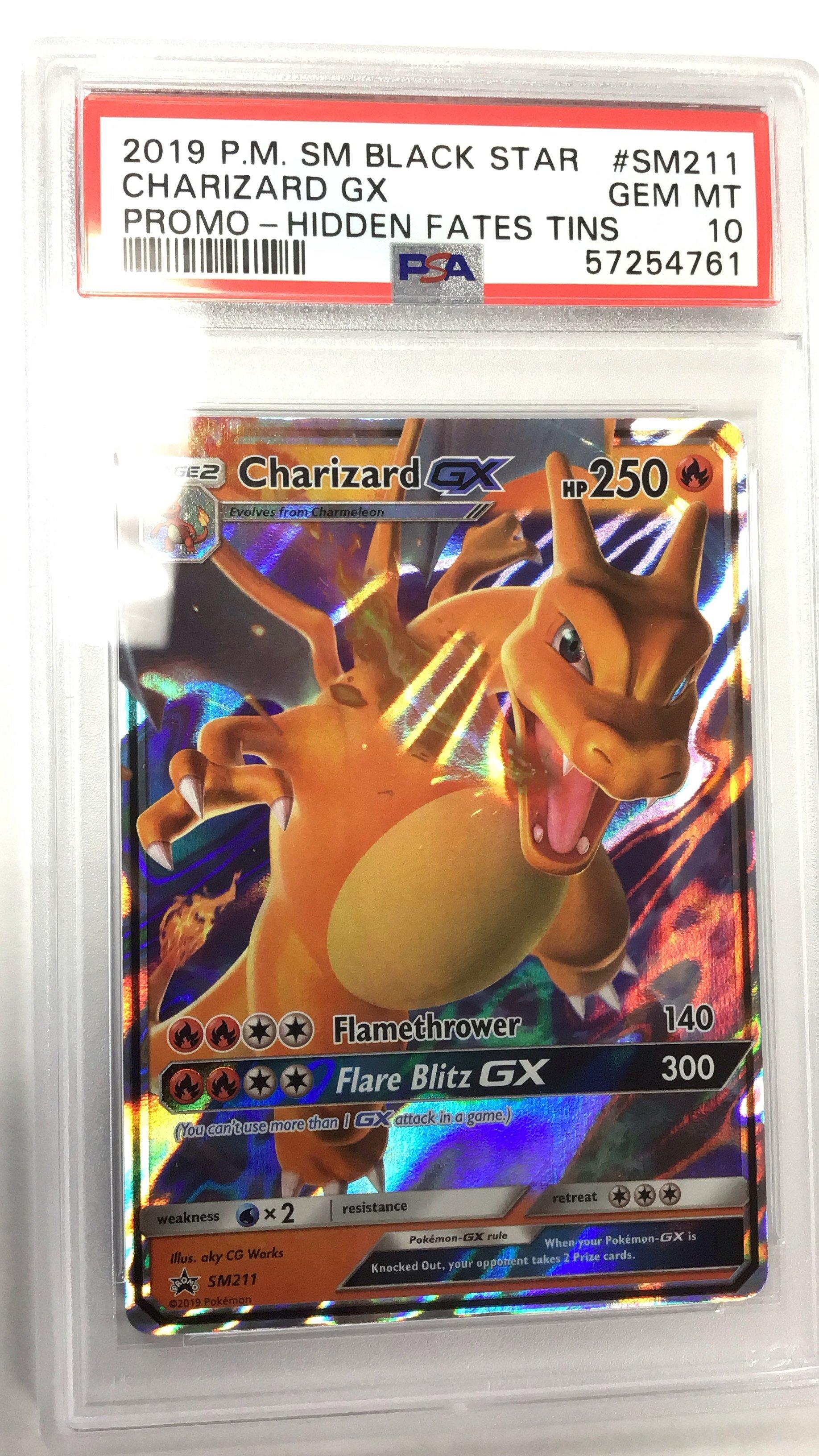 2019 Pokemon Sm Black Star Promo Sm211 Charizard Gx Hidden Fates