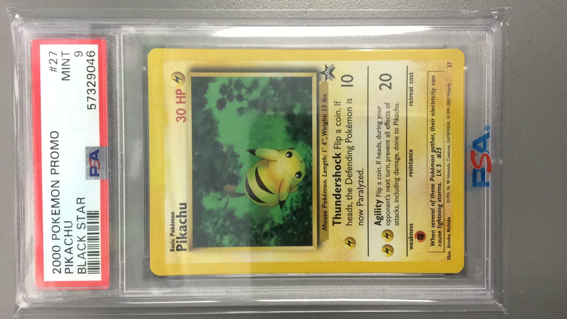 pokemon 2000 pikachu card Birthday Pikachu Pokemon Card Credit Card Credit Card Skin – Anime Town  Creations main image 1