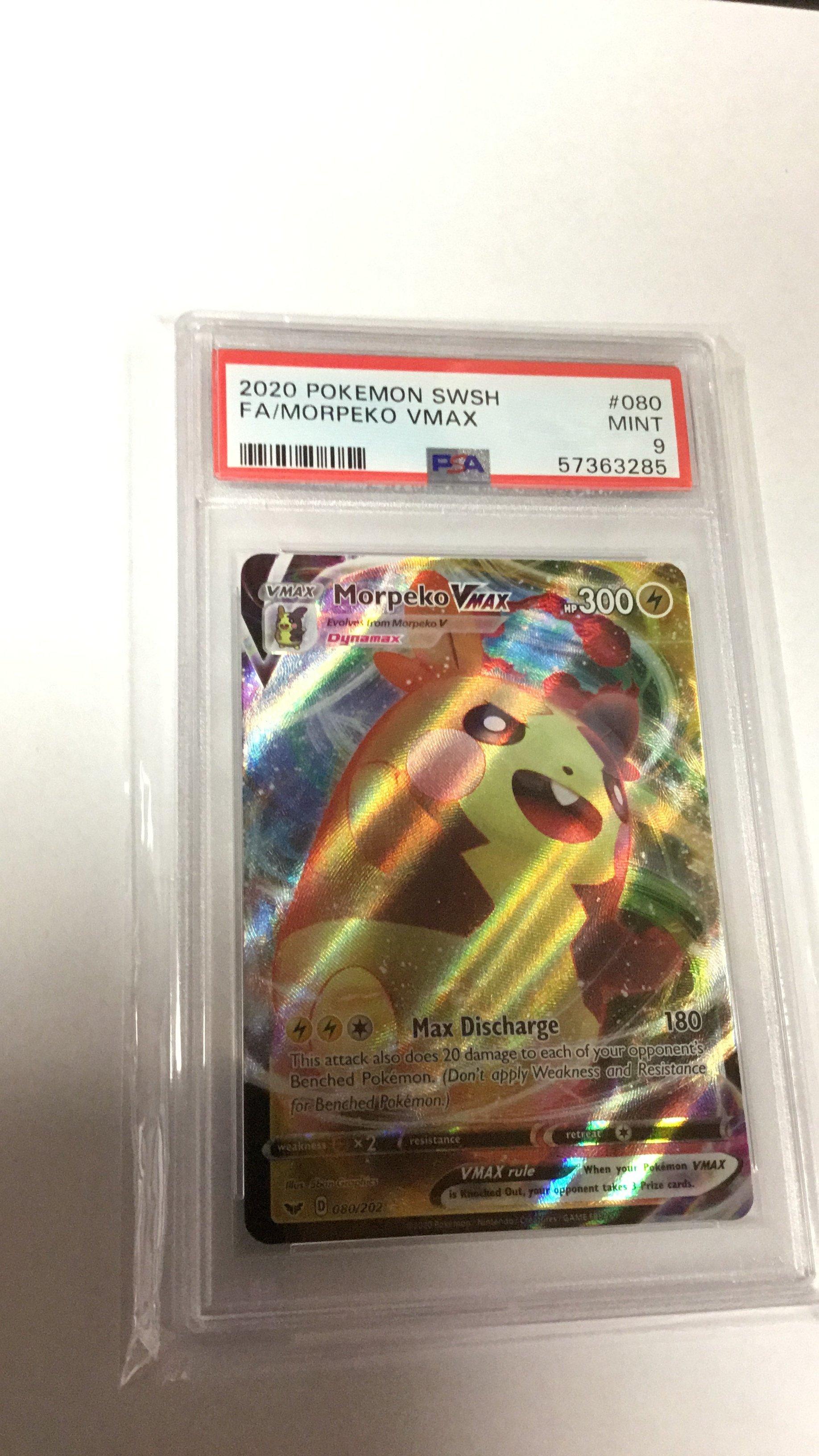 2020 Pokemon Sword & Shield 080 Fa/morpeko Vmax PSA 9