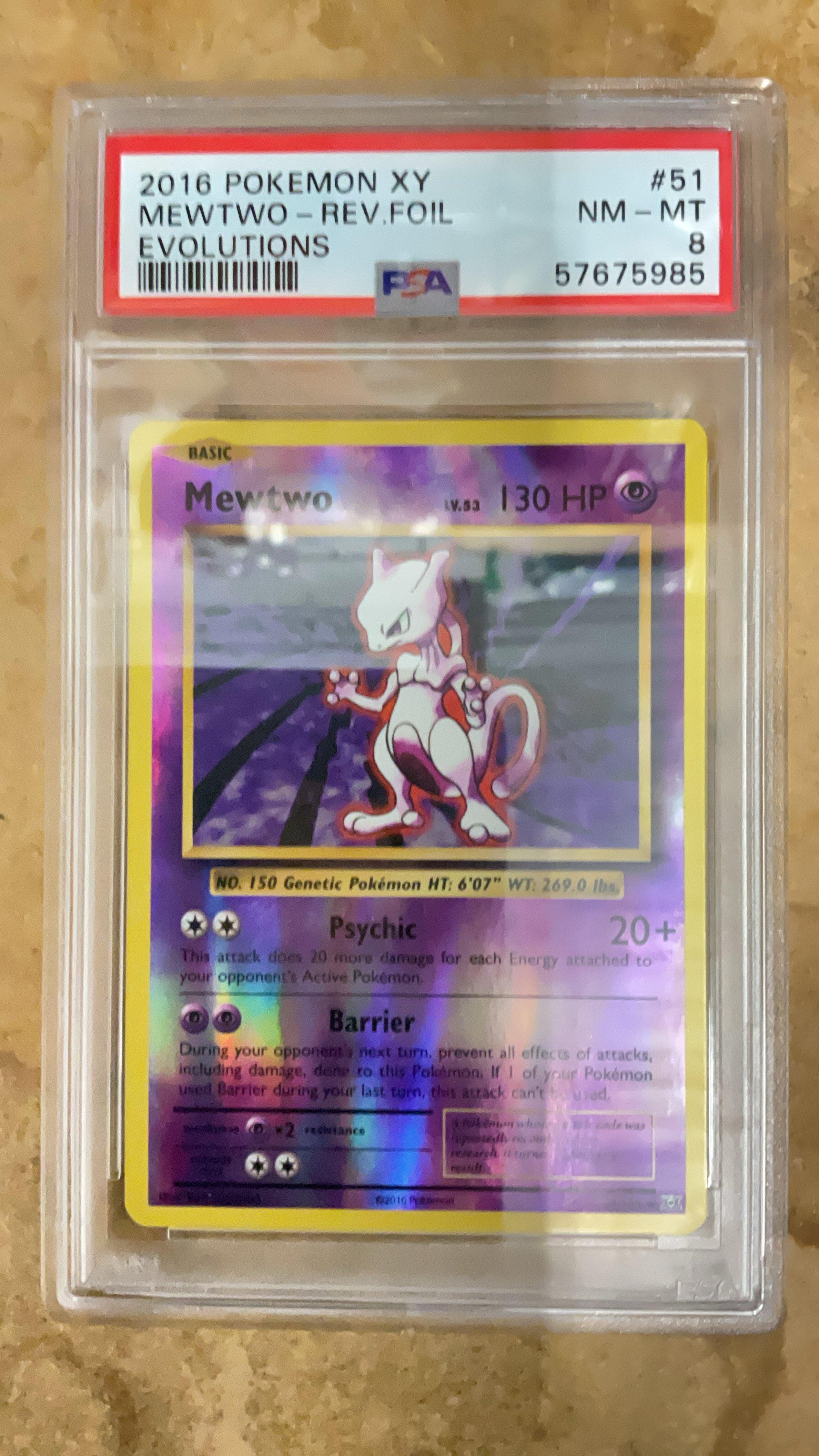 2016 mewtwo pokemon card Japanese 049/087 (2016) PSA 10 – Zapp! Comics style setup or your main portfolio Pokemon - Mewtwo (51/108) -