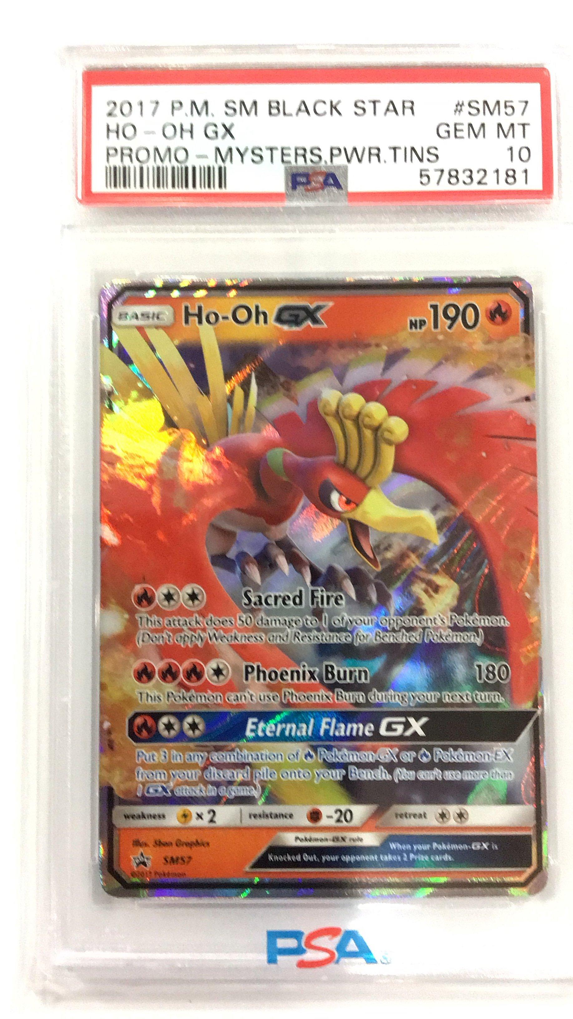 2017 Pokemon Sm Black Star Promo Sm57 Ho-oh Gx Mysterious Powers