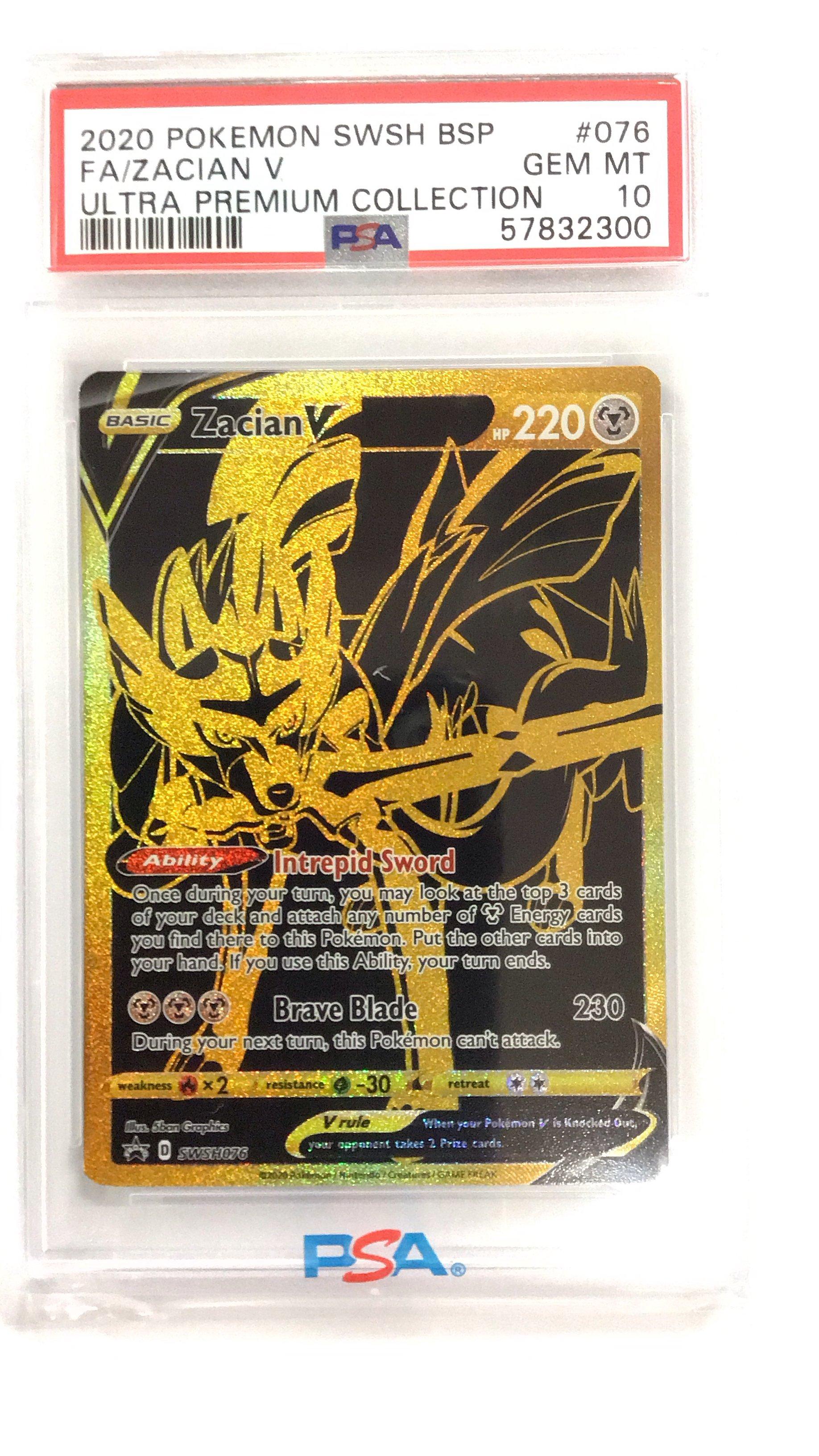 2020 Pokemon Swsh Black Star Promo 076 Full Art/zacian V