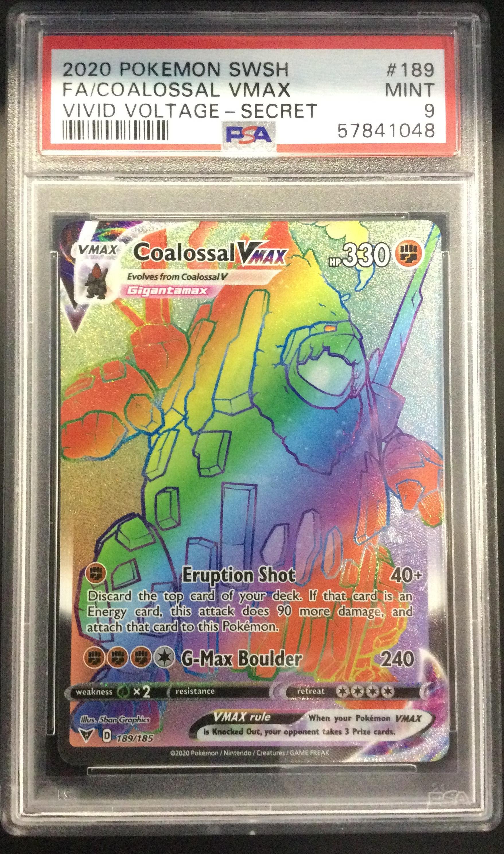 pokemon card coalossal 099/185 - Coalossal VMAX main image 0