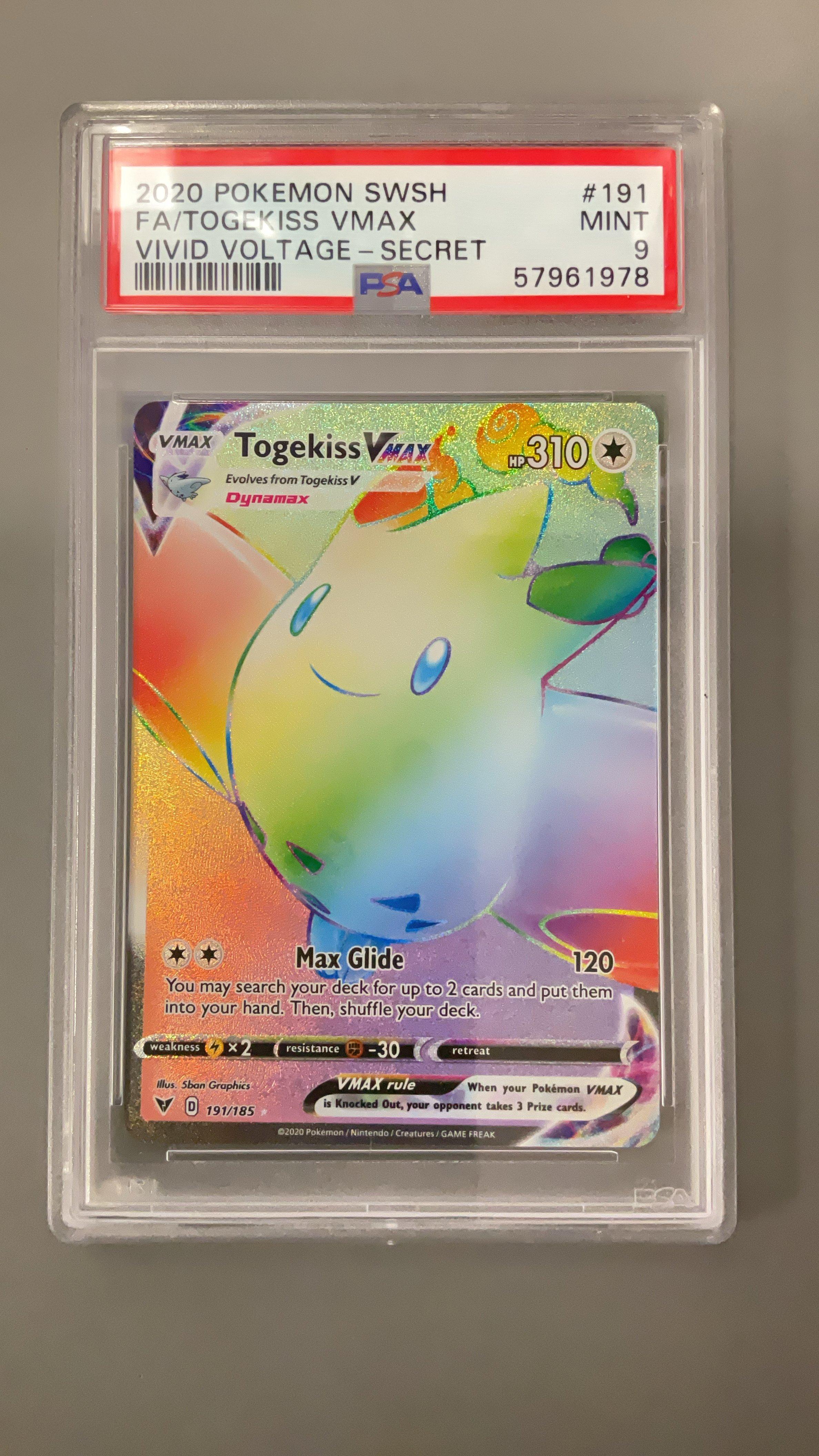 2020 Pokemon Sword & Shield Vivid Voltage 191 Full Art/togekiss