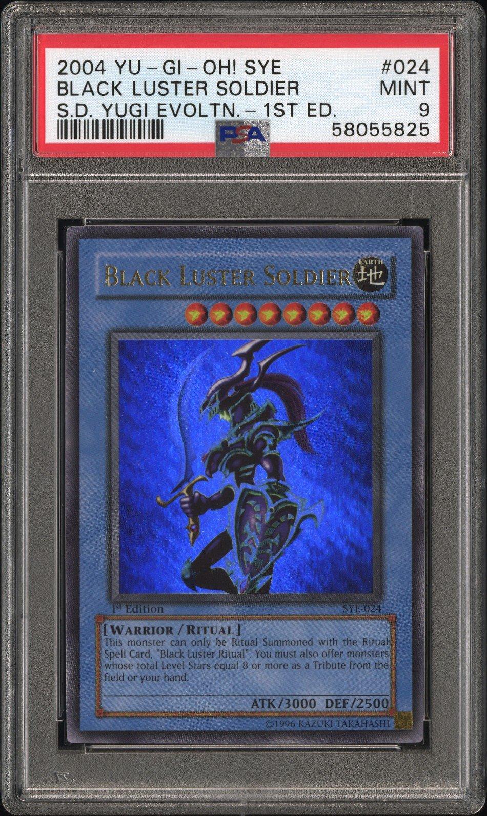 2004 Sye Yu-gi-oh! Starter Deck Yugi Evolution 024 Black Luster Soldier 1st  Edition PSA 9 | GameStop