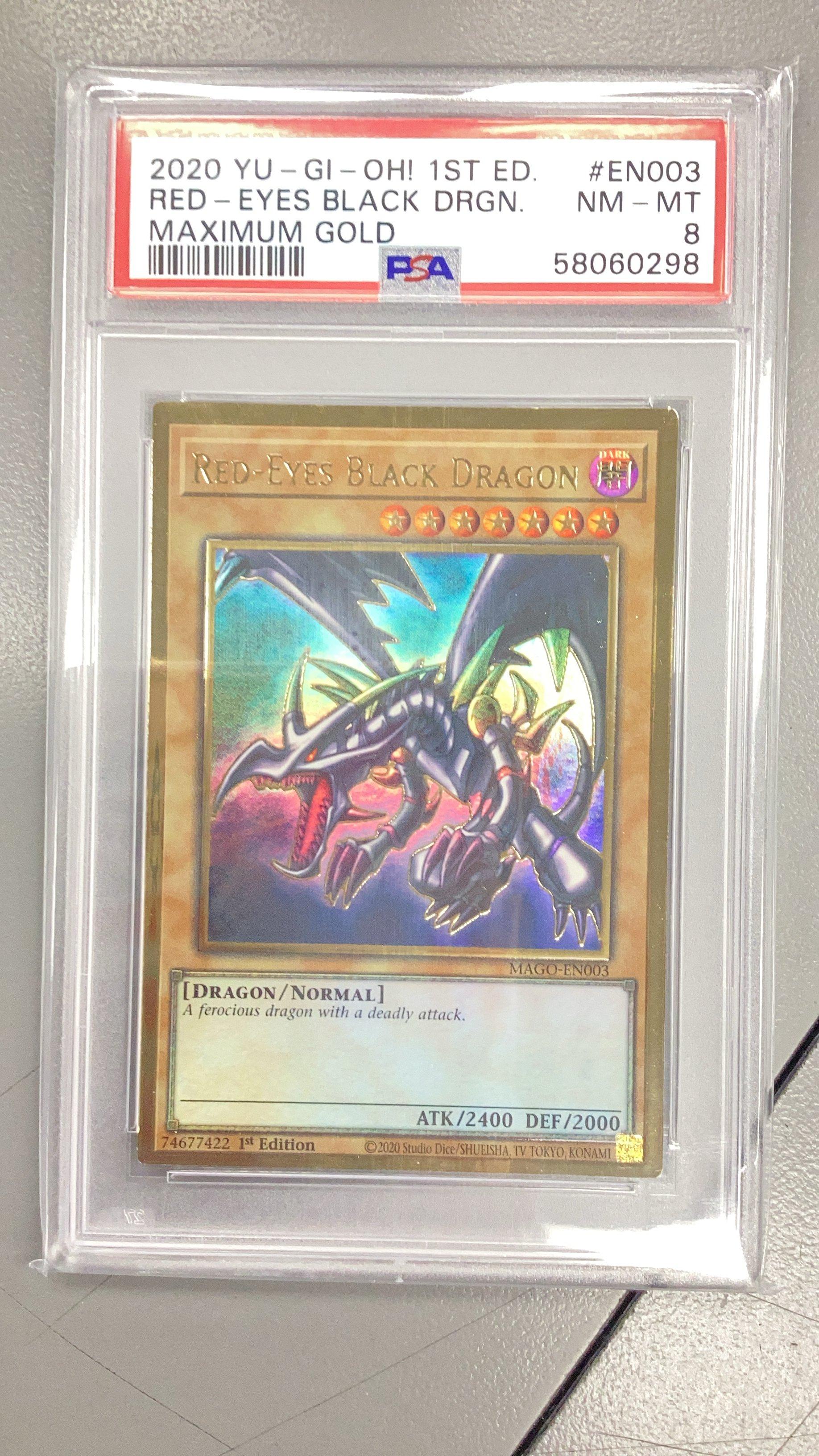GameStop 2020 Yu-gi-oh! Maximum Gold En003 Red-eyes Black Dragon